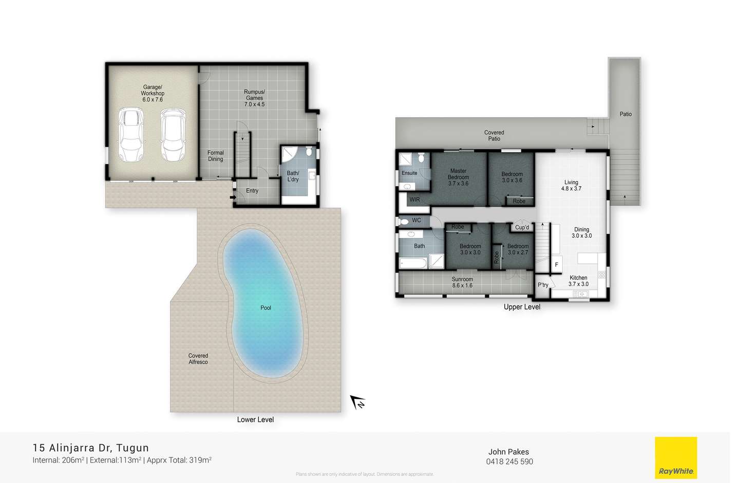Floorplan of Homely house listing, 15 Alinjarra Drive, Tugun QLD 4224