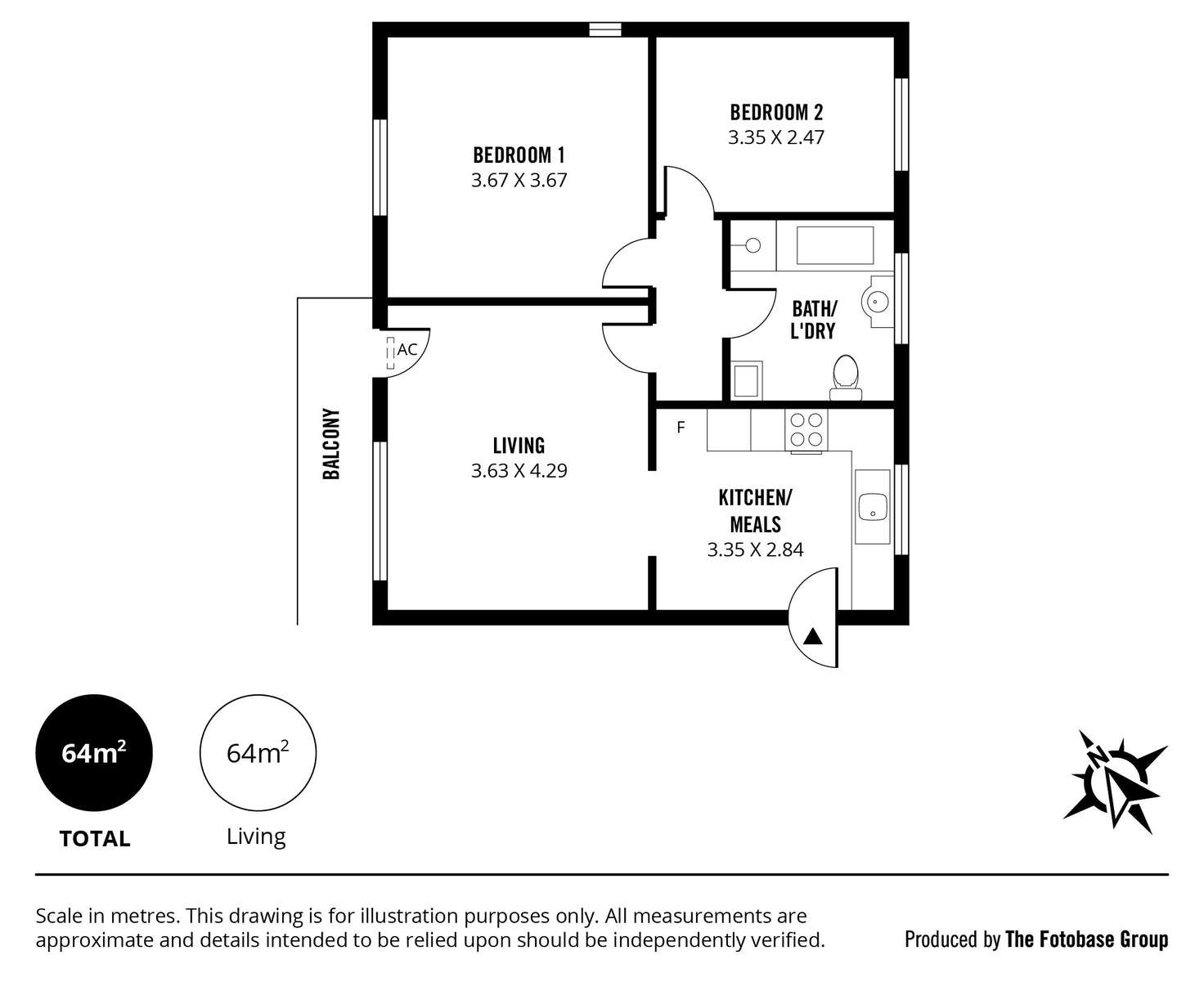 Floorplan of Homely unit listing, 19/47 Jarvis Road, Elizabeth Vale SA 5112