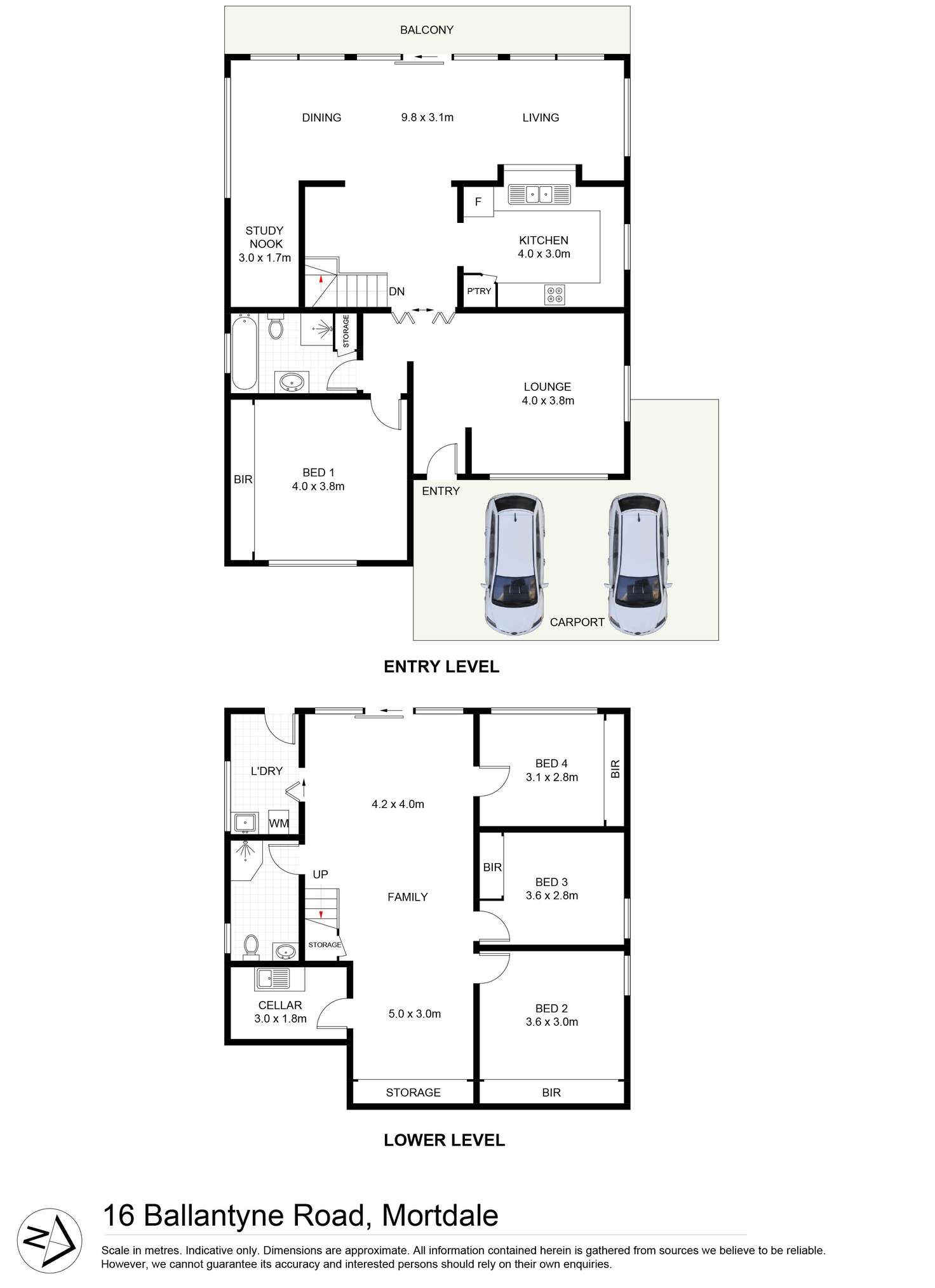 Floorplan of Homely house listing, 16 Ballantyne Road, Mortdale NSW 2223