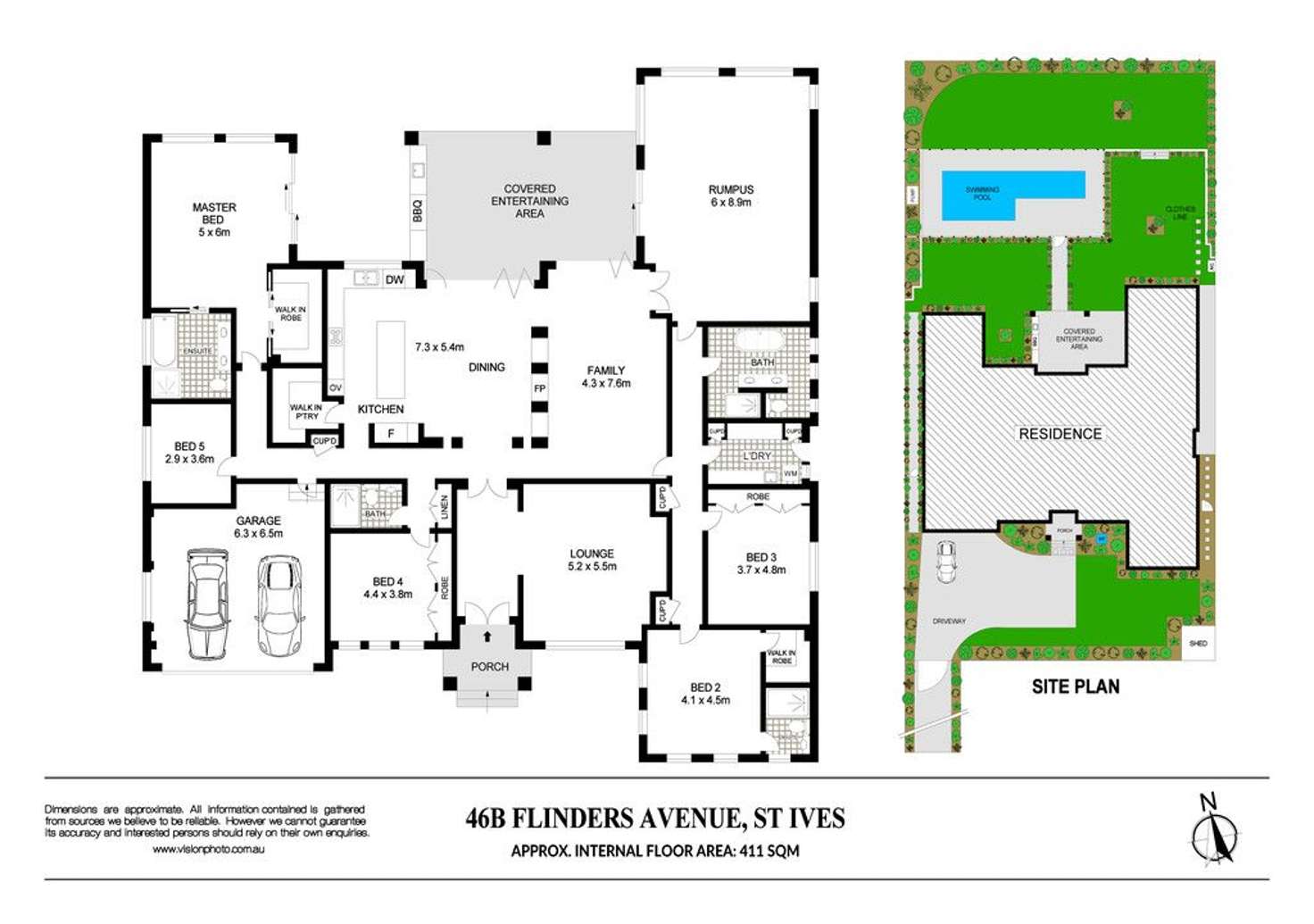 Floorplan of Homely house listing, 46B Flinders Avenue, St Ives NSW 2075