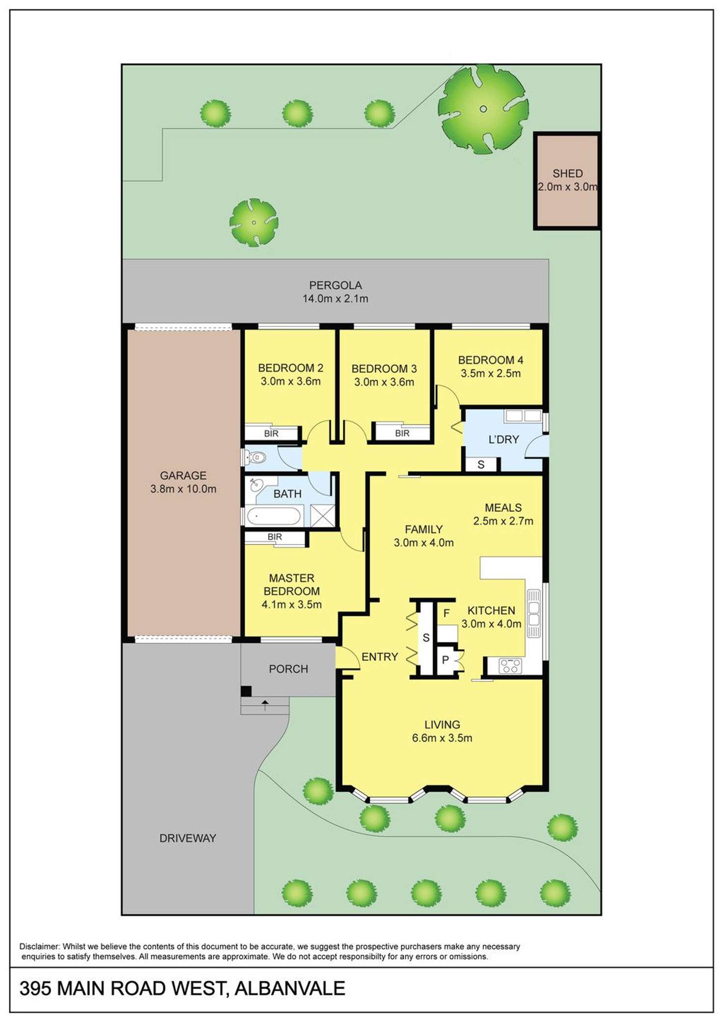 Floorplan of Homely house listing, 395 Main Road West, Albanvale VIC 3021