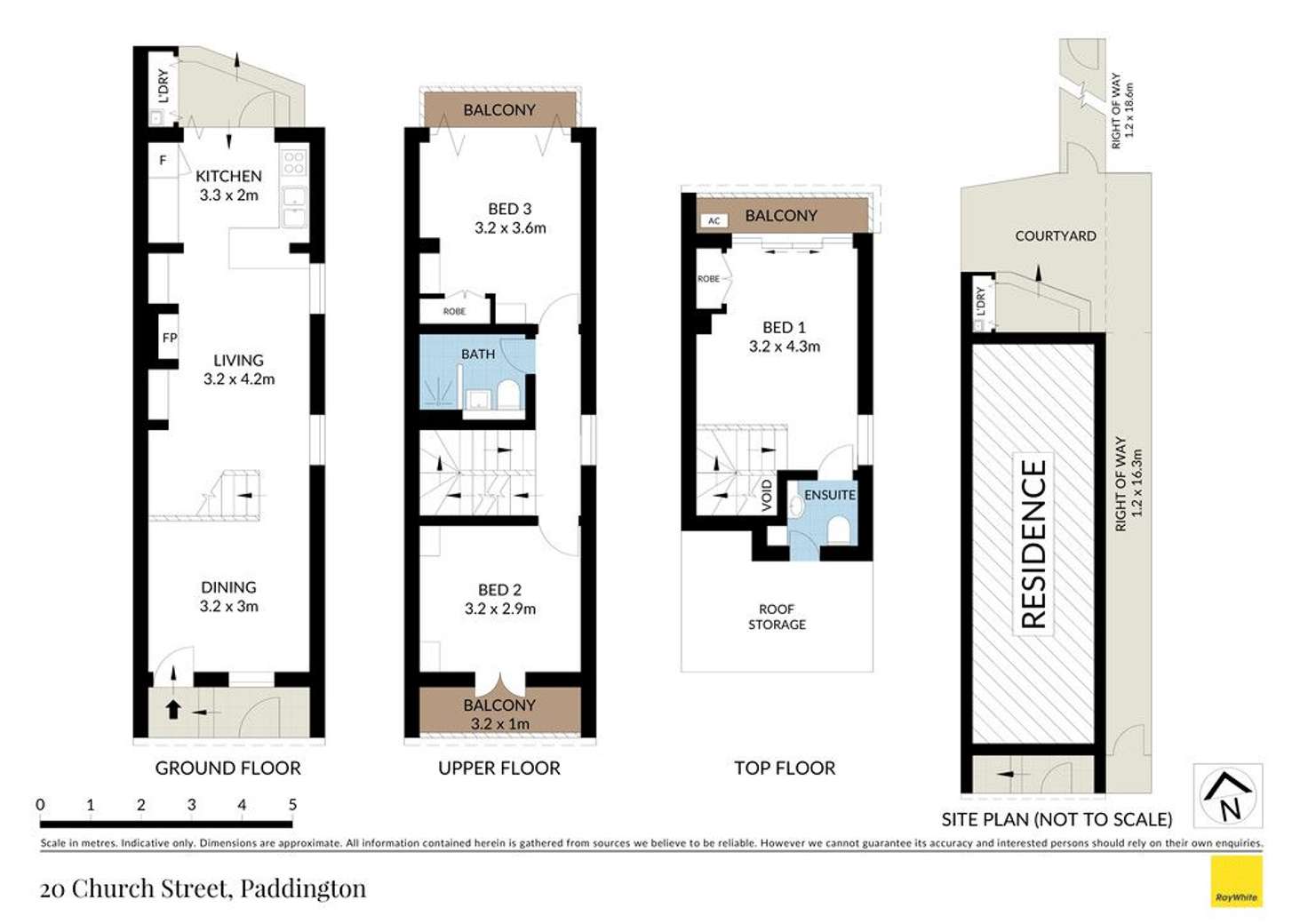 Floorplan of Homely house listing, 20 Church Street, Paddington NSW 2021