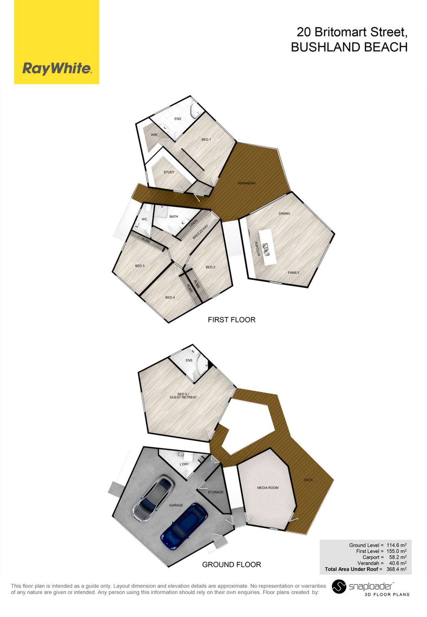 Floorplan of Homely house listing, 20 Britomart Street, Bushland Beach QLD 4818