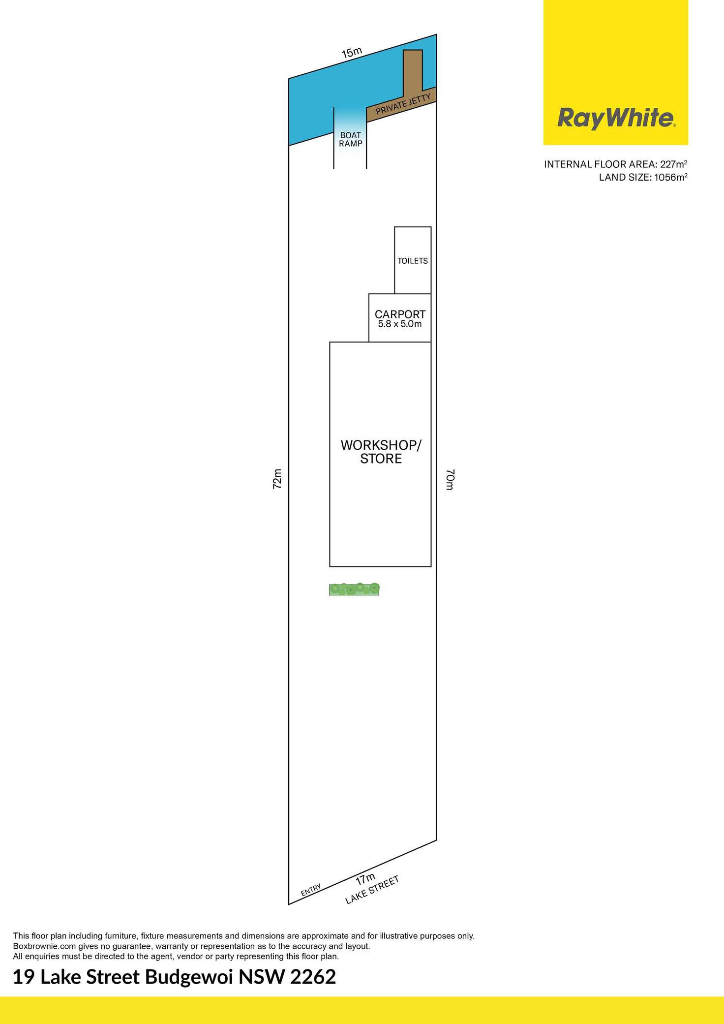 Floorplan of Homely other listing, 19 Lake Street, Budgewoi NSW 2262