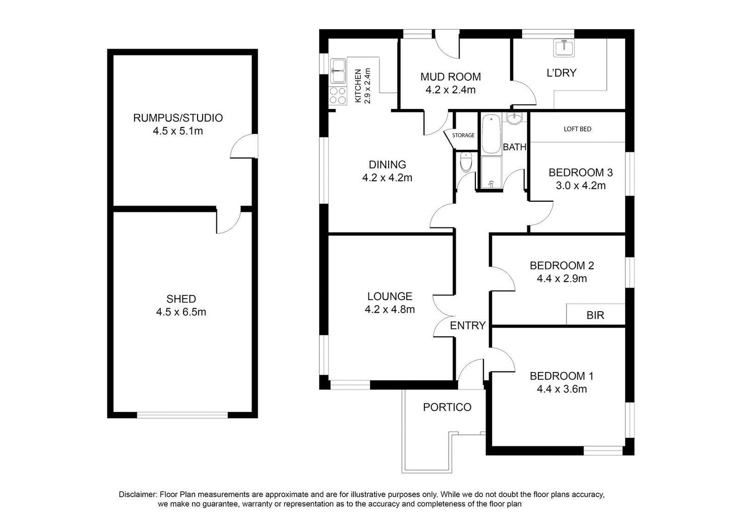 Floorplan of Homely house listing, 11 Keegan Street, Mount Gambier SA 5290