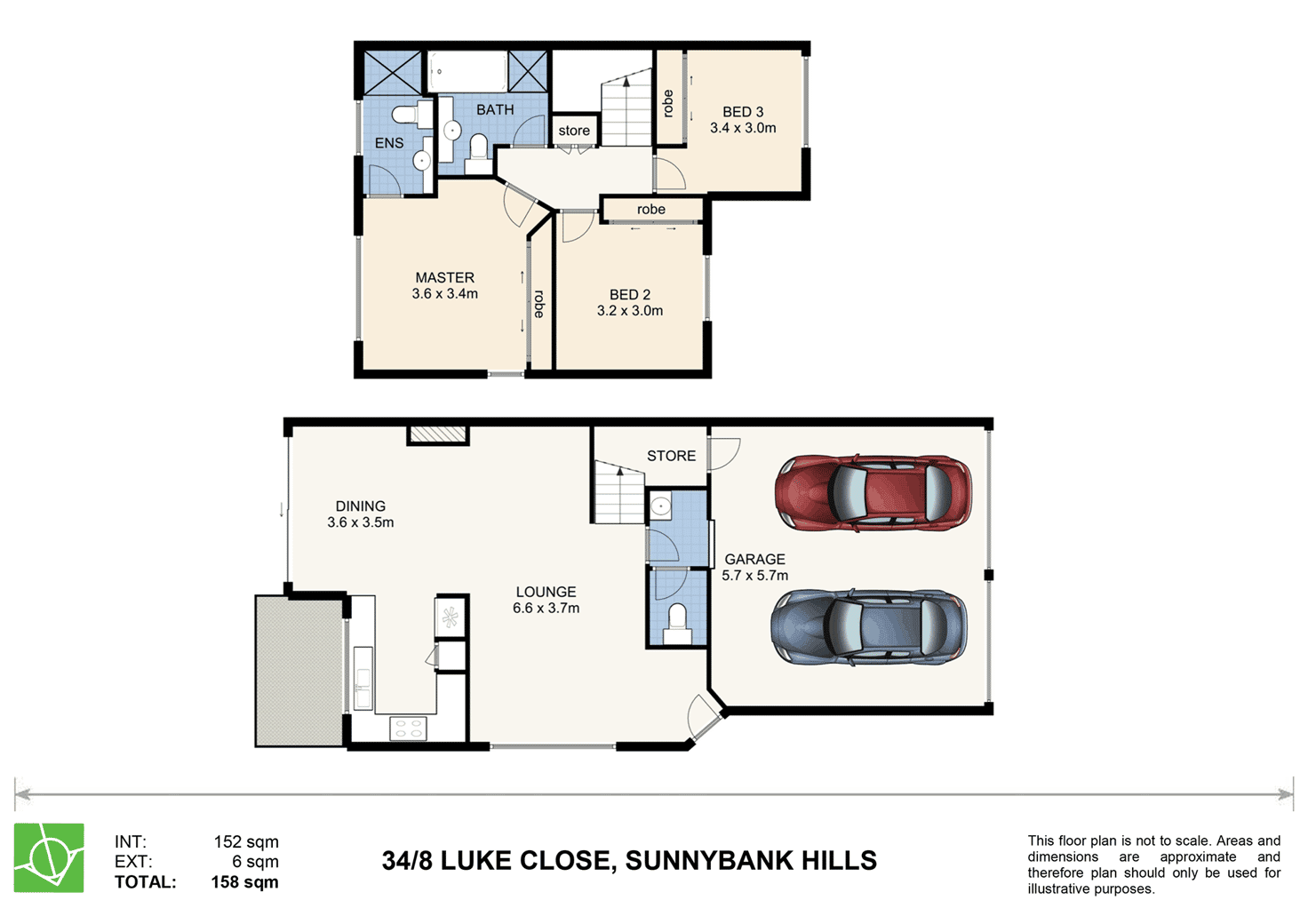 Floorplan of Homely townhouse listing, 34/8 Luke Close, Sunnybank Hills QLD 4109