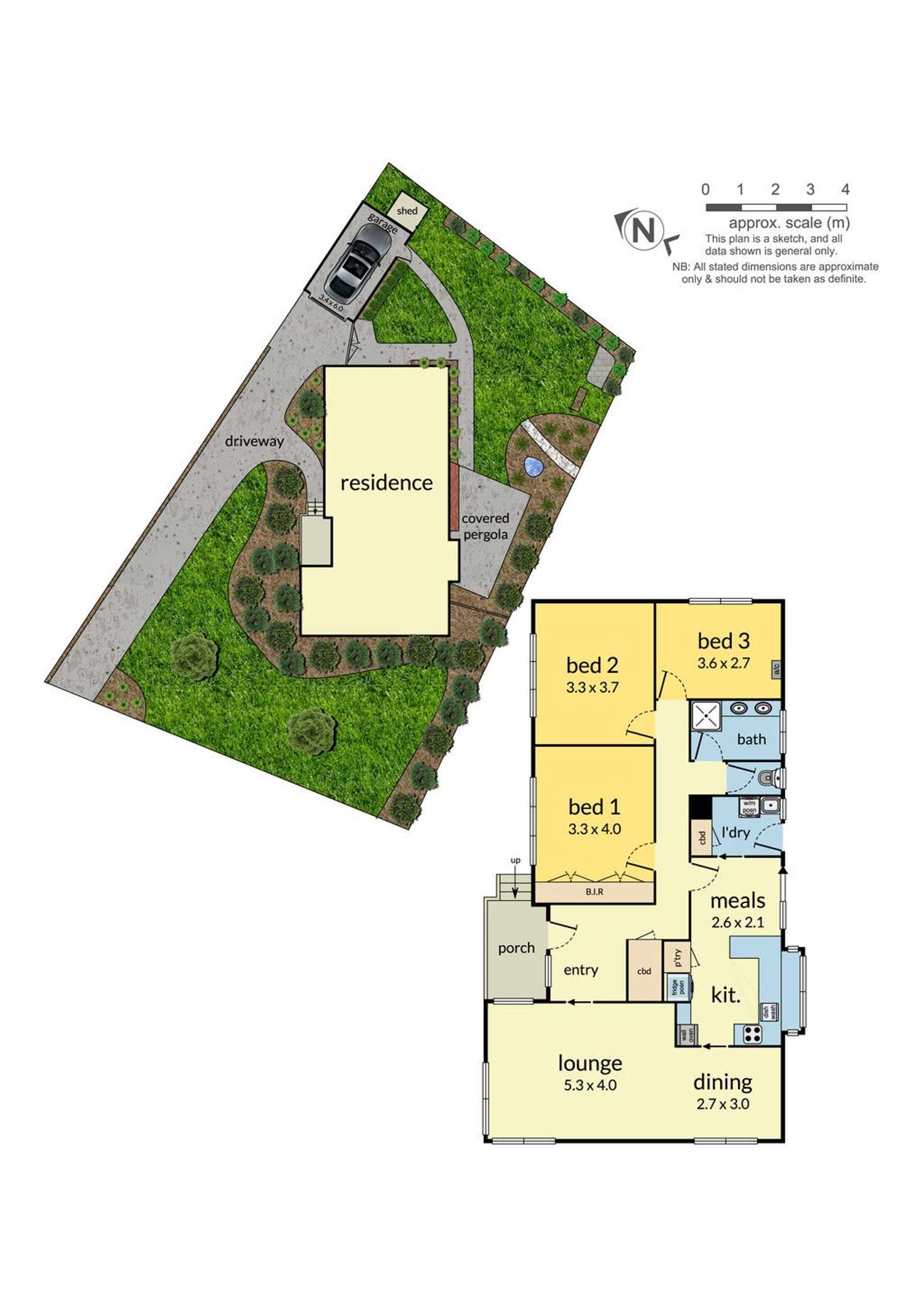 Floorplan of Homely house listing, 4 Cromer Crescent, Mulgrave VIC 3170