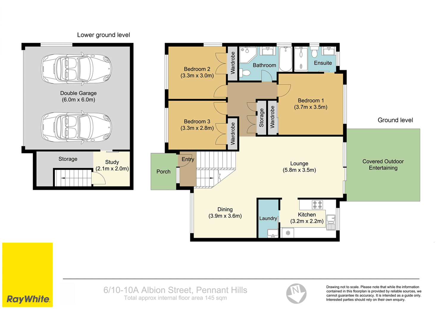 Floorplan of Homely townhouse listing, 6/10-10a Albion Street, Pennant Hills NSW 2120
