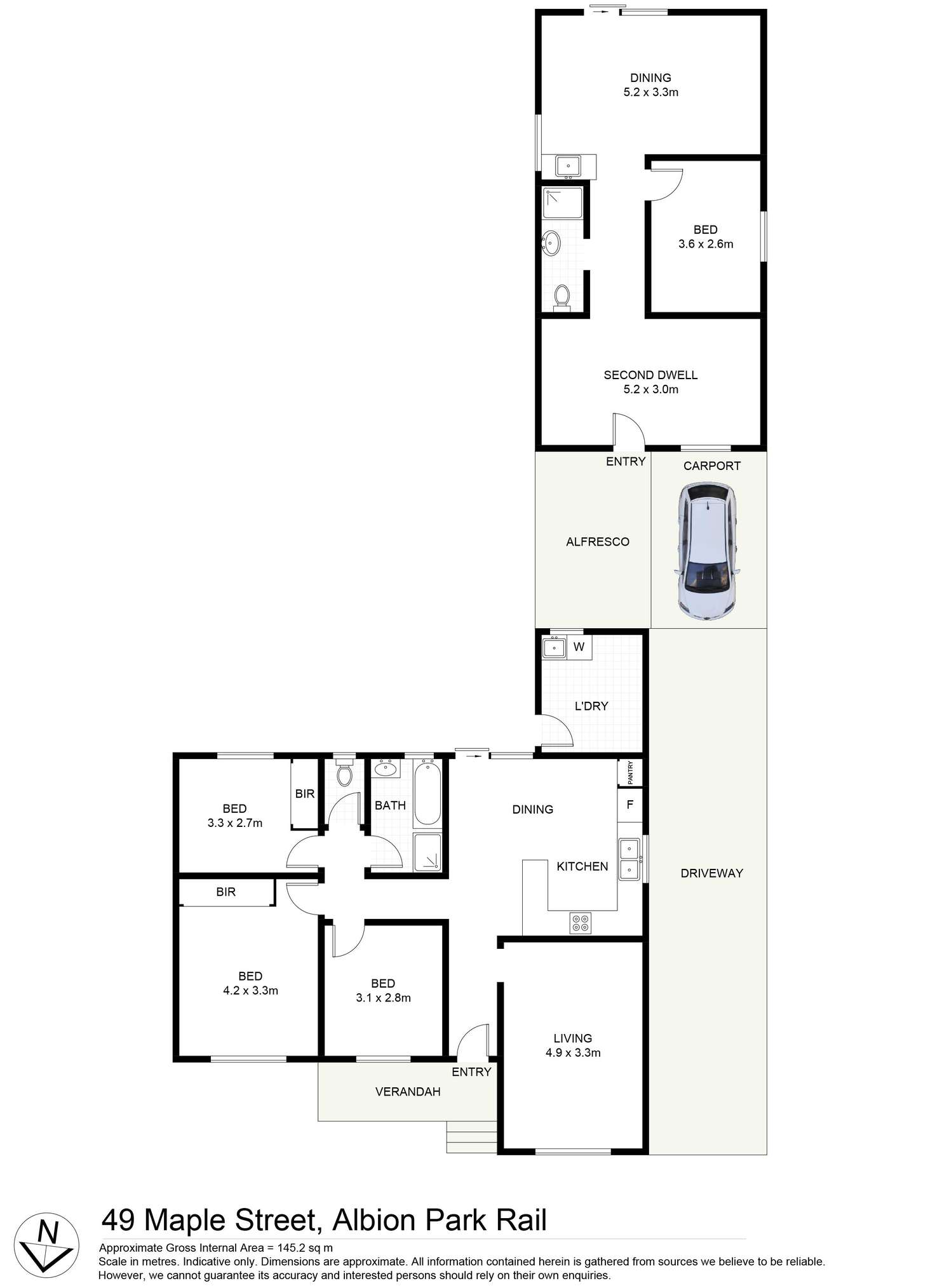 Floorplan of Homely house listing, 49 Maple Street, Albion Park Rail NSW 2527