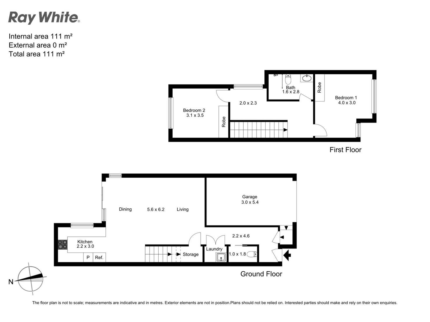 Floorplan of Homely townhouse listing, 8/97 Wallsend Street, Kahibah NSW 2290