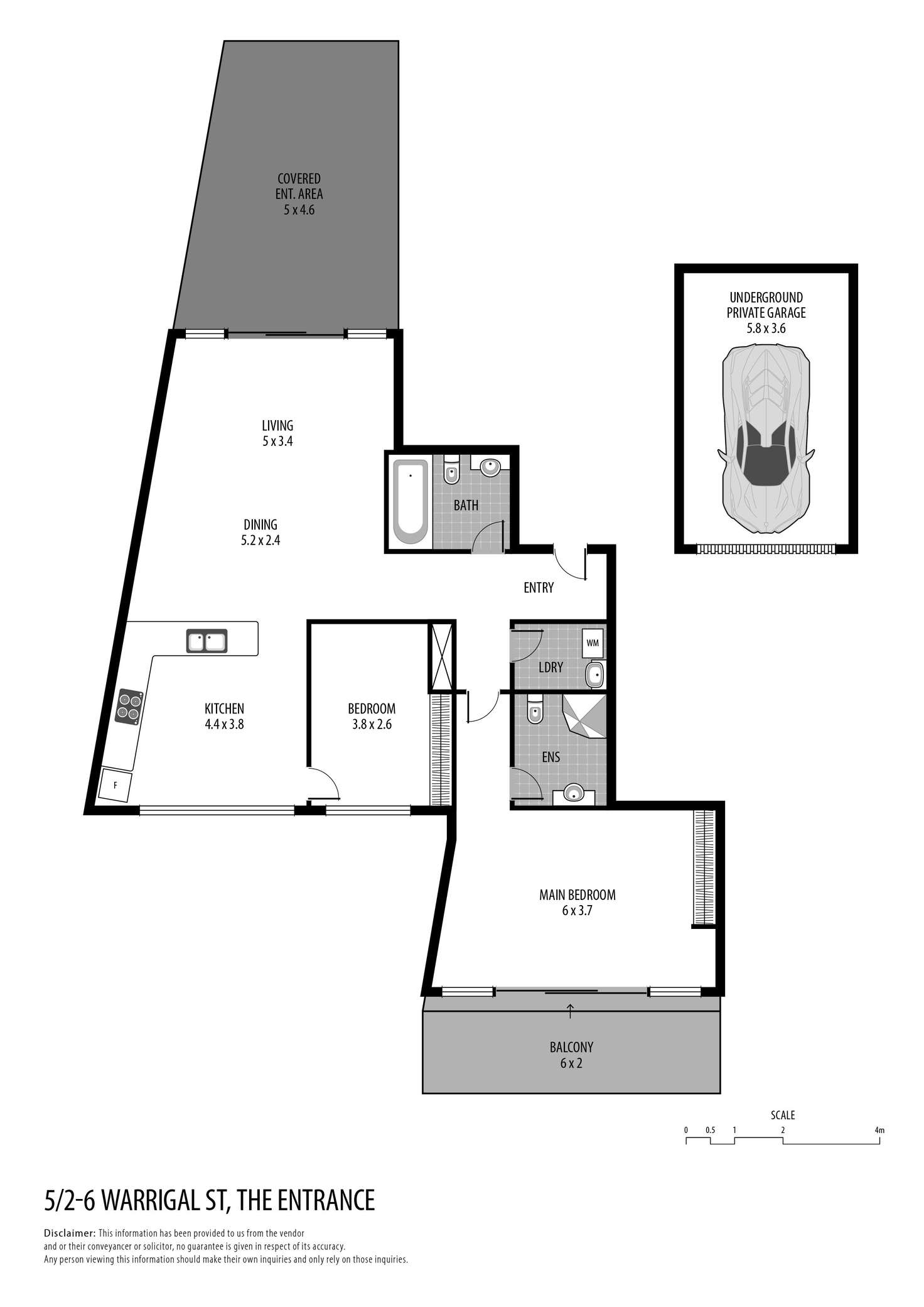 Floorplan of Homely house listing, 5/2-6 Warrigal Street, The Entrance NSW 2261