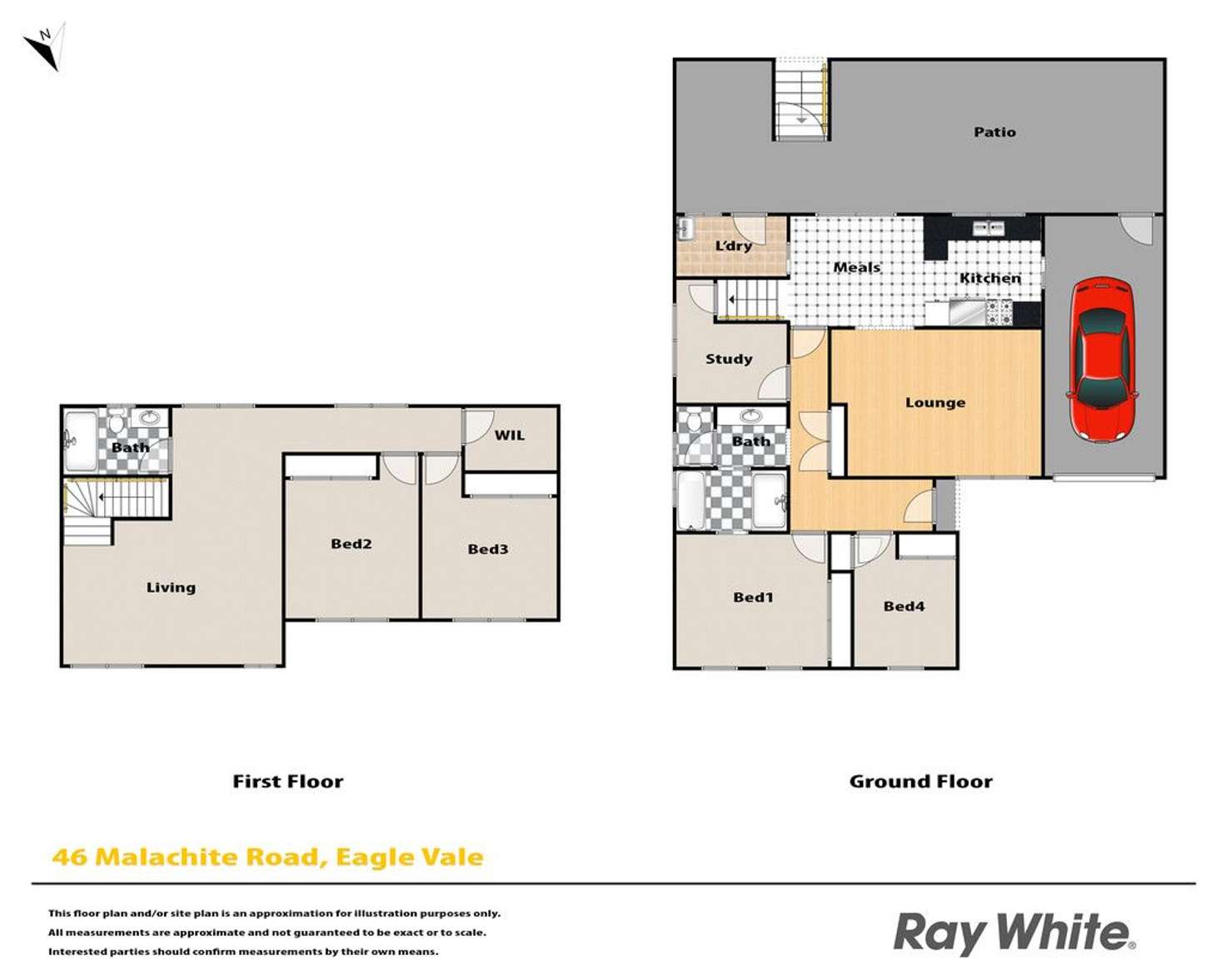 Floorplan of Homely house listing, 46 Malachite Road, Eagle Vale NSW 2558