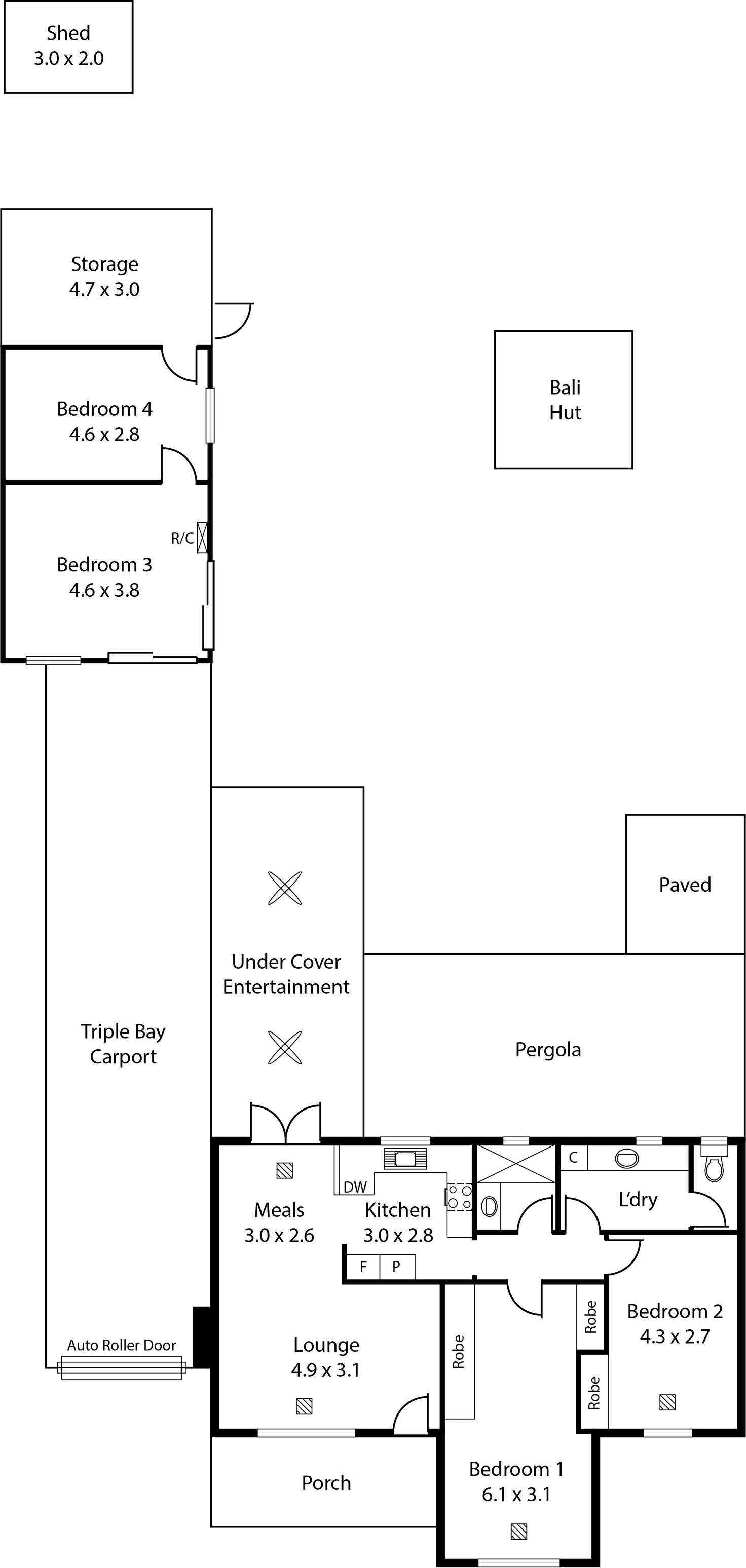 Floorplan of Homely house listing, 4 Sydney Avenue, Kidman Park SA 5025