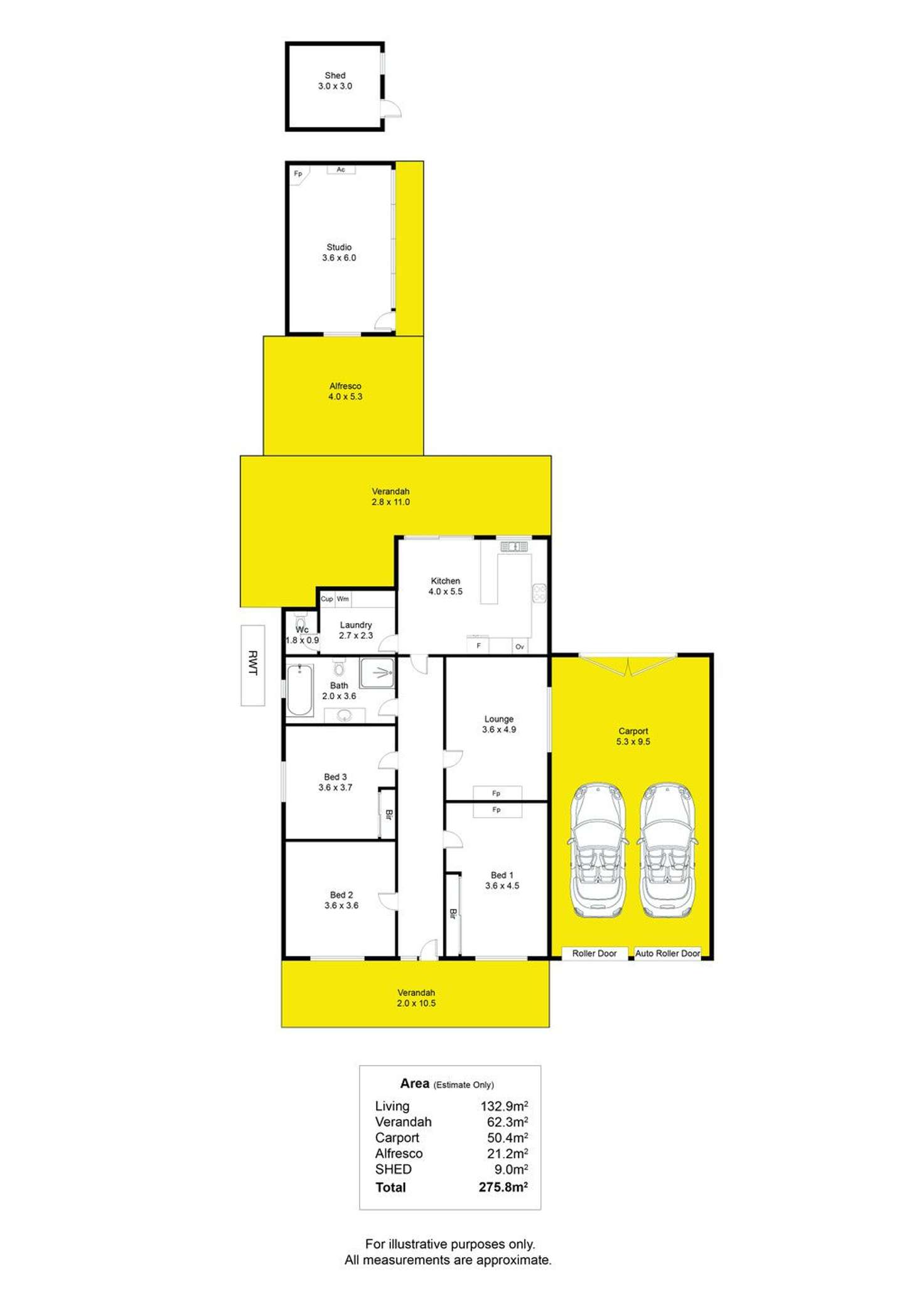 Floorplan of Homely house listing, 32 Penang Avenue, Colonel Light Gardens SA 5041