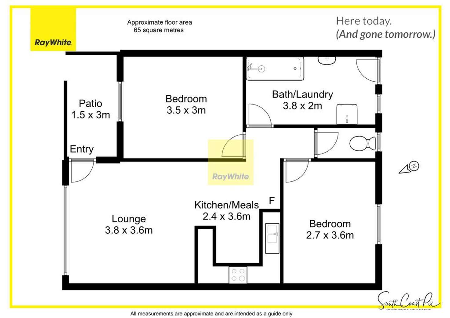 Floorplan of Homely townhouse listing, 3/42 High Street, Batemans Bay NSW 2536