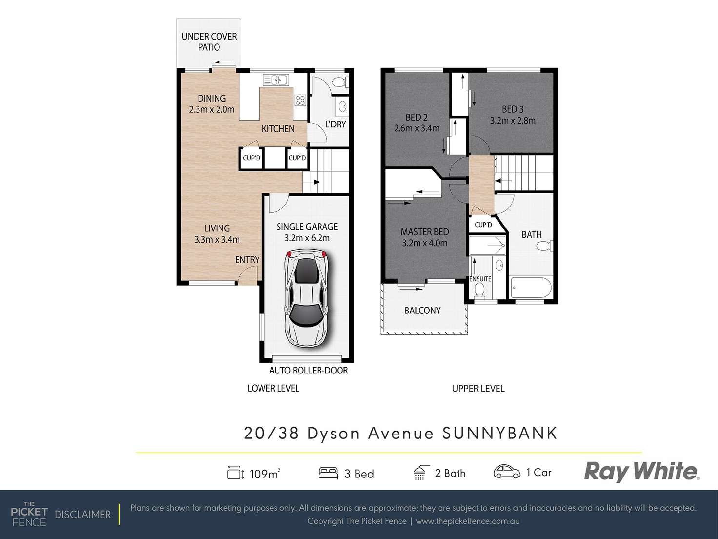 Floorplan of Homely townhouse listing, 20/38 Dyson Avenue, Sunnybank QLD 4109