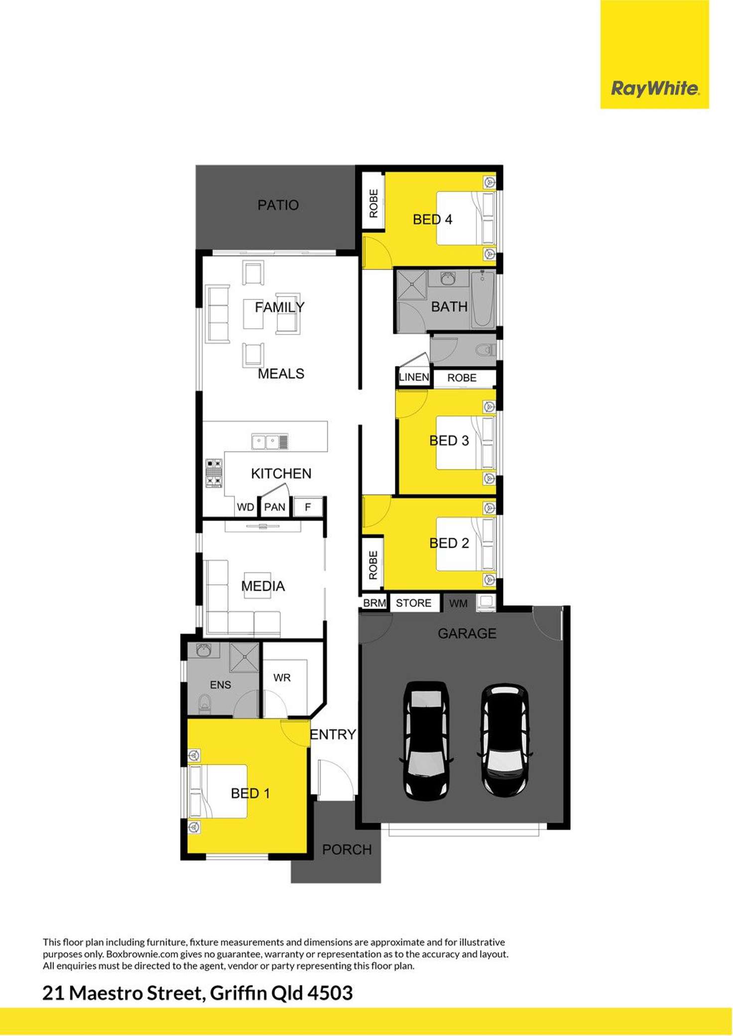 Floorplan of Homely house listing, 21 Maestro Street, Griffin QLD 4503