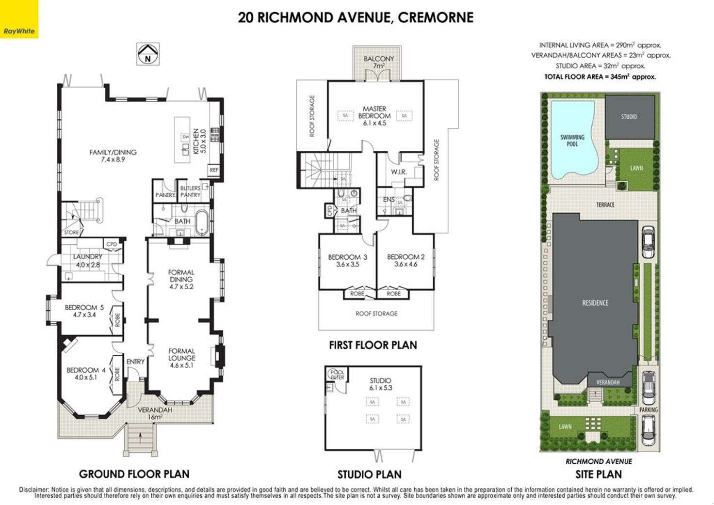 Floorplan of Homely house listing, 20 Richmond Avenue, Cremorne NSW 2090