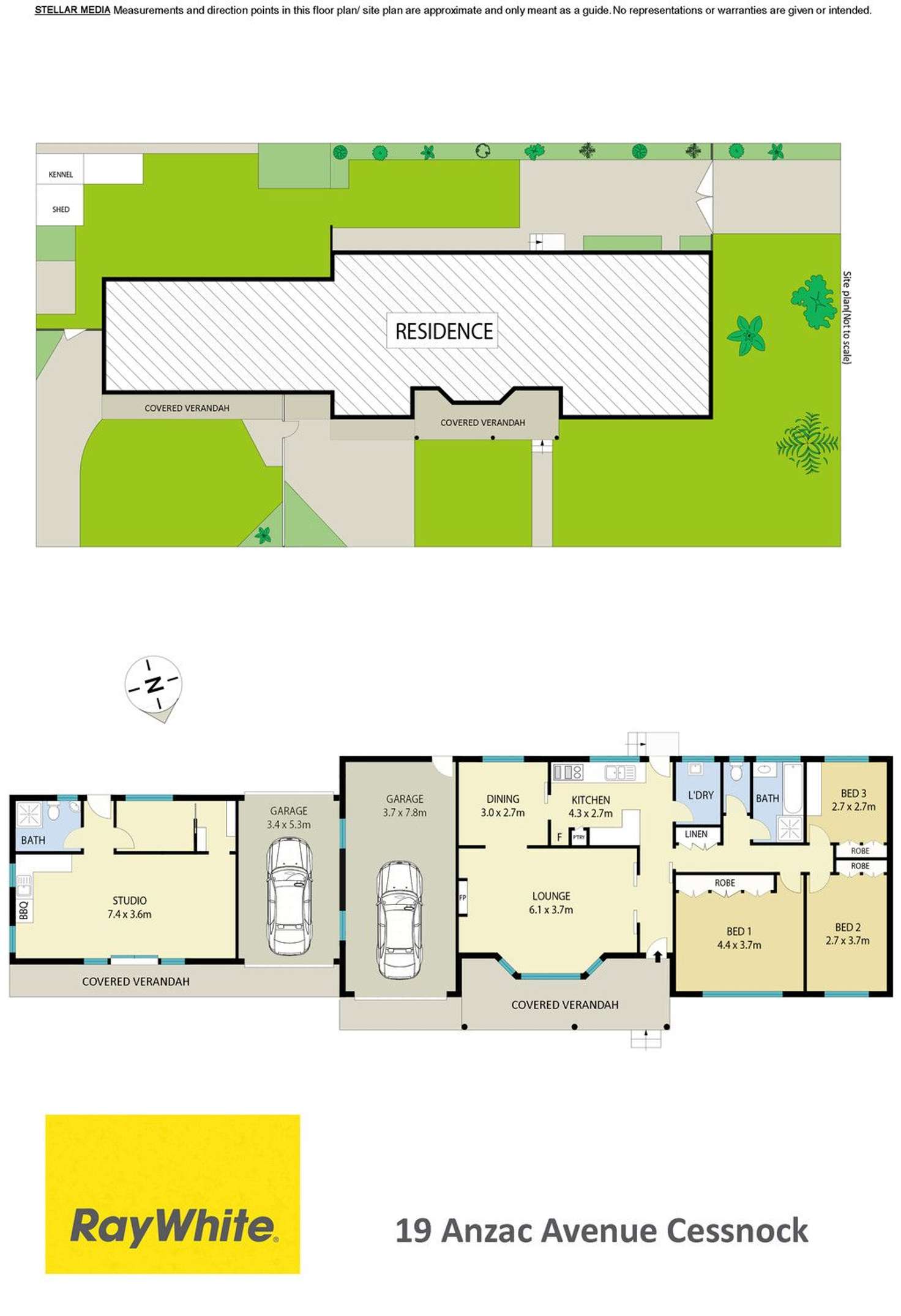 Floorplan of Homely house listing, 19 Anzac Avenue, Cessnock NSW 2325