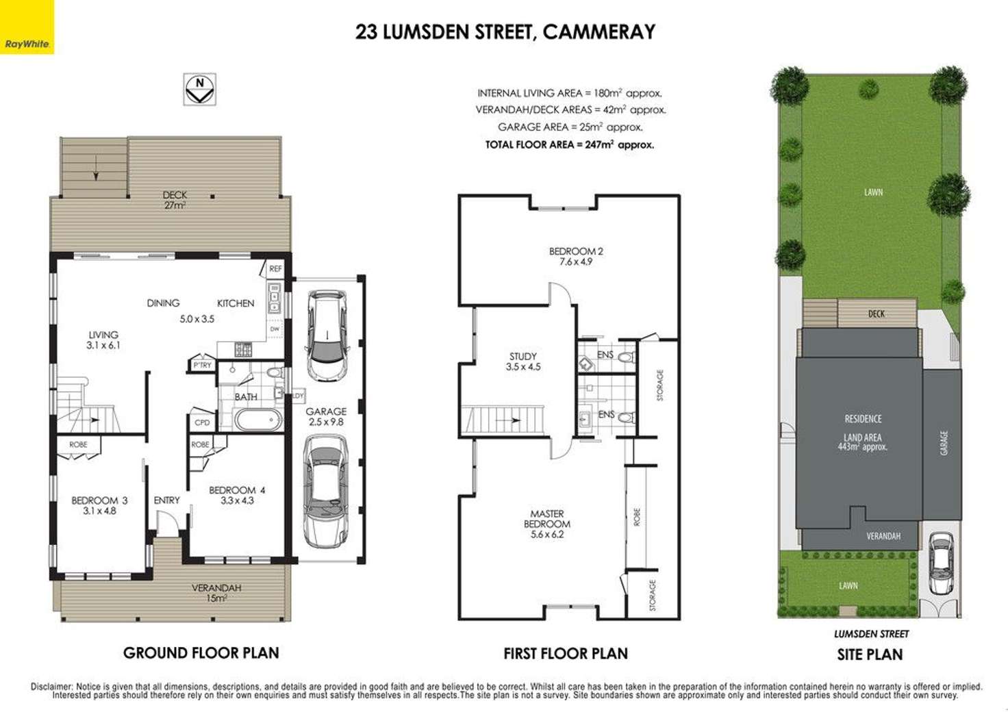 Floorplan of Homely house listing, 23 Lumsden Street, Cammeray NSW 2062