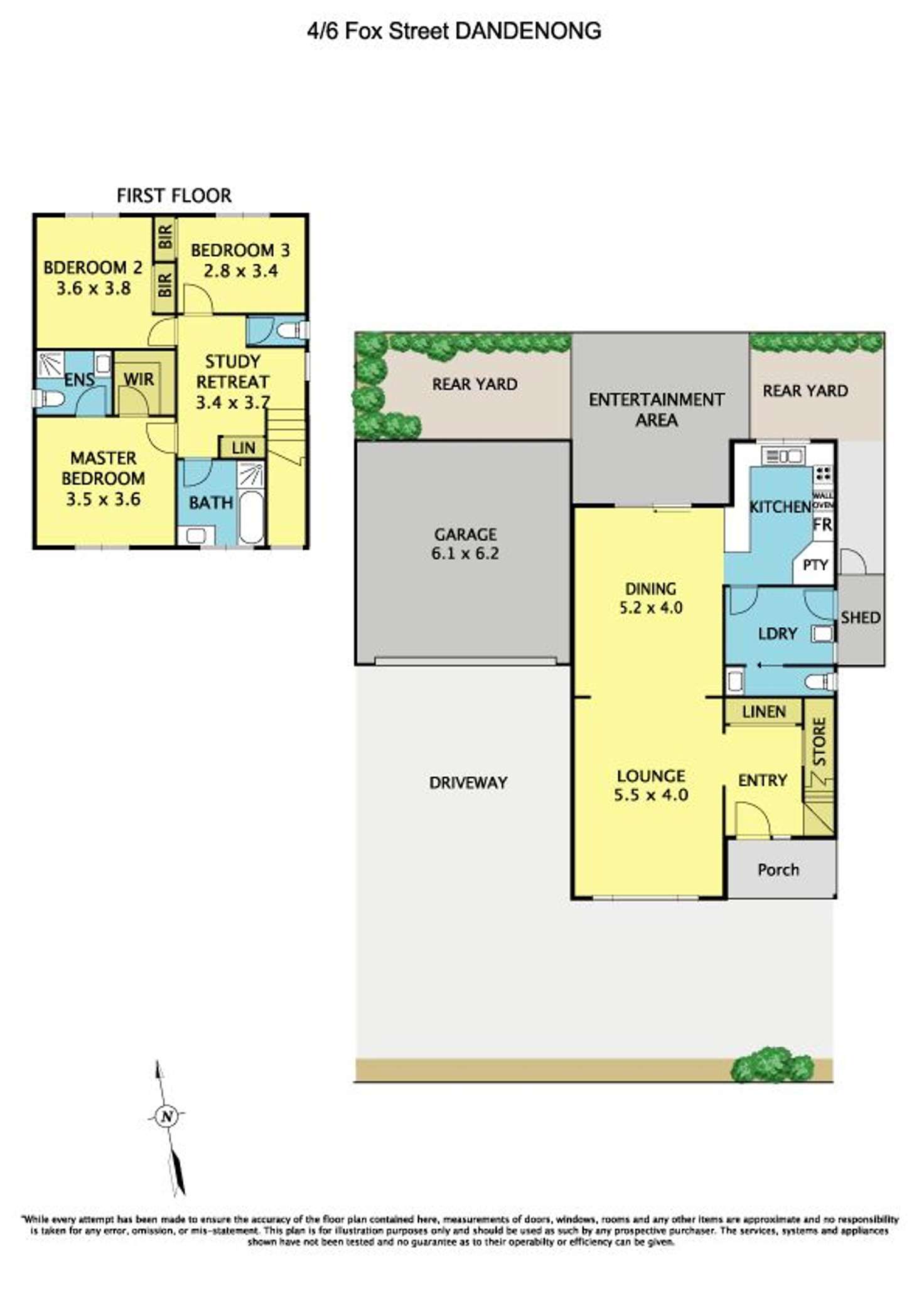 Floorplan of Homely unit listing, 4/6 Fox Street, Dandenong VIC 3175