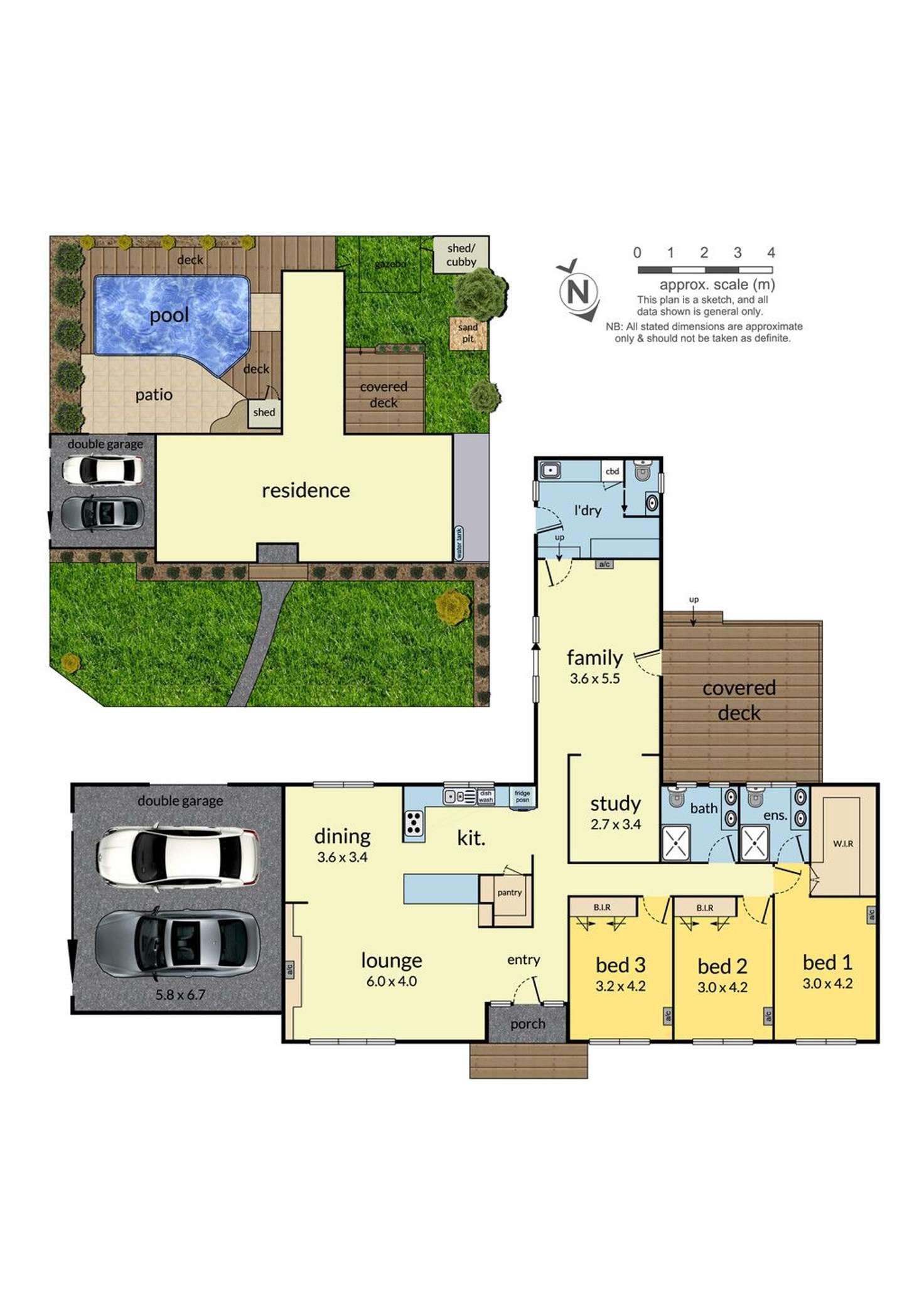 Floorplan of Homely house listing, 6 Koonalda Avenue, Glen Waverley VIC 3150