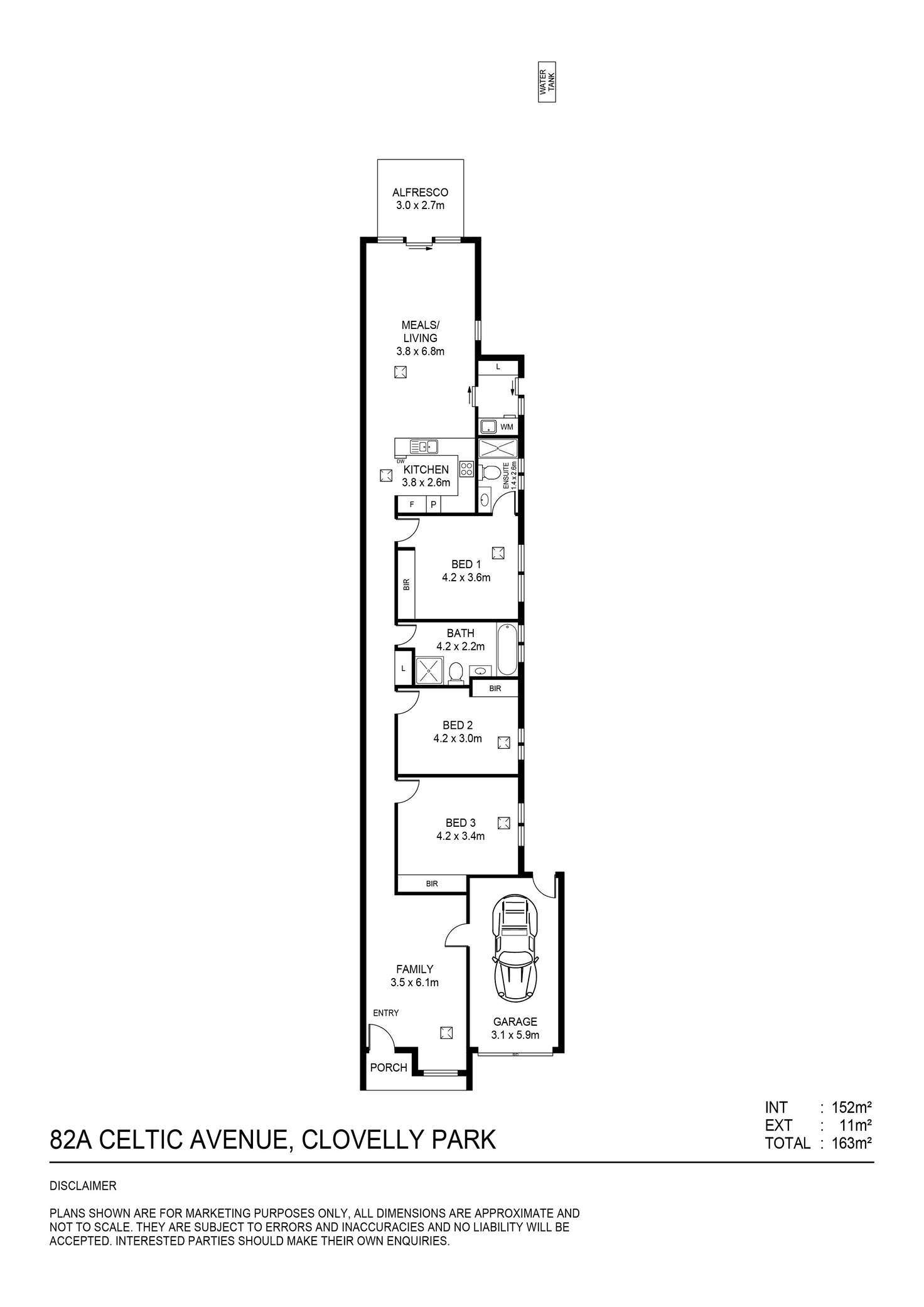 Floorplan of Homely house listing, 82A Celtic Avenue, Clovelly Park SA 5042