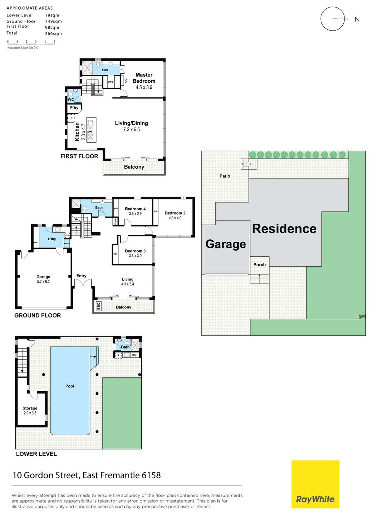 Floorplan of Homely house listing, 10 Gordon Street, East Fremantle WA 6158