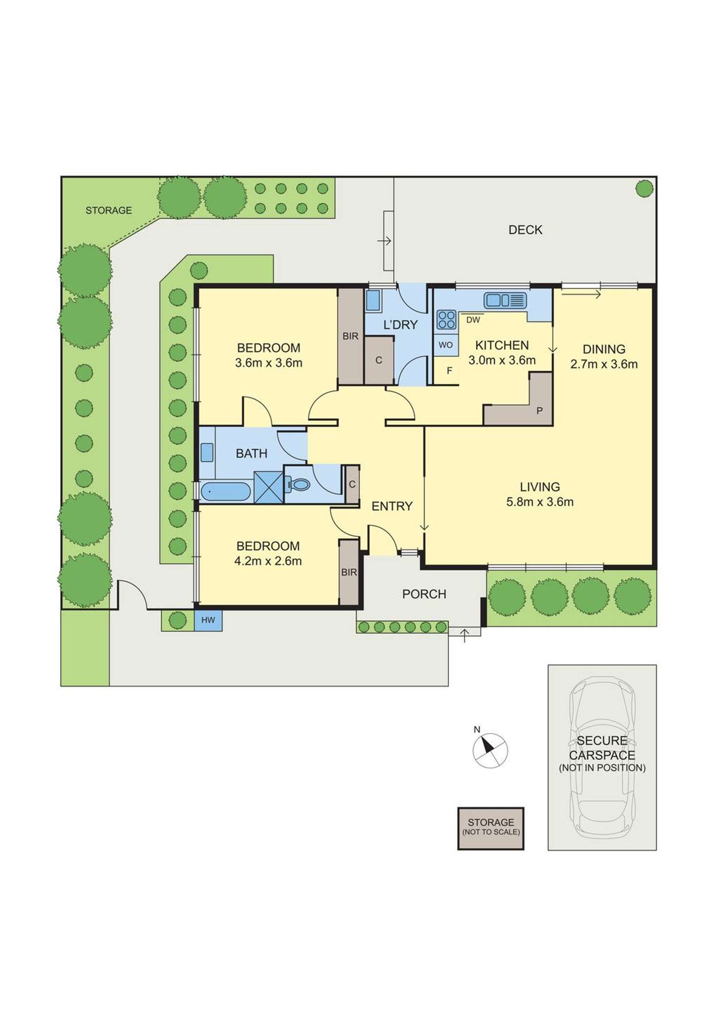 Floorplan of Homely unit listing, 3/34 Richardson Street, Essendon VIC 3040