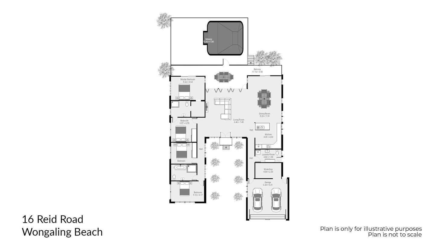 Floorplan of Homely house listing, 16 Reid Road, Wongaling Beach QLD 4852