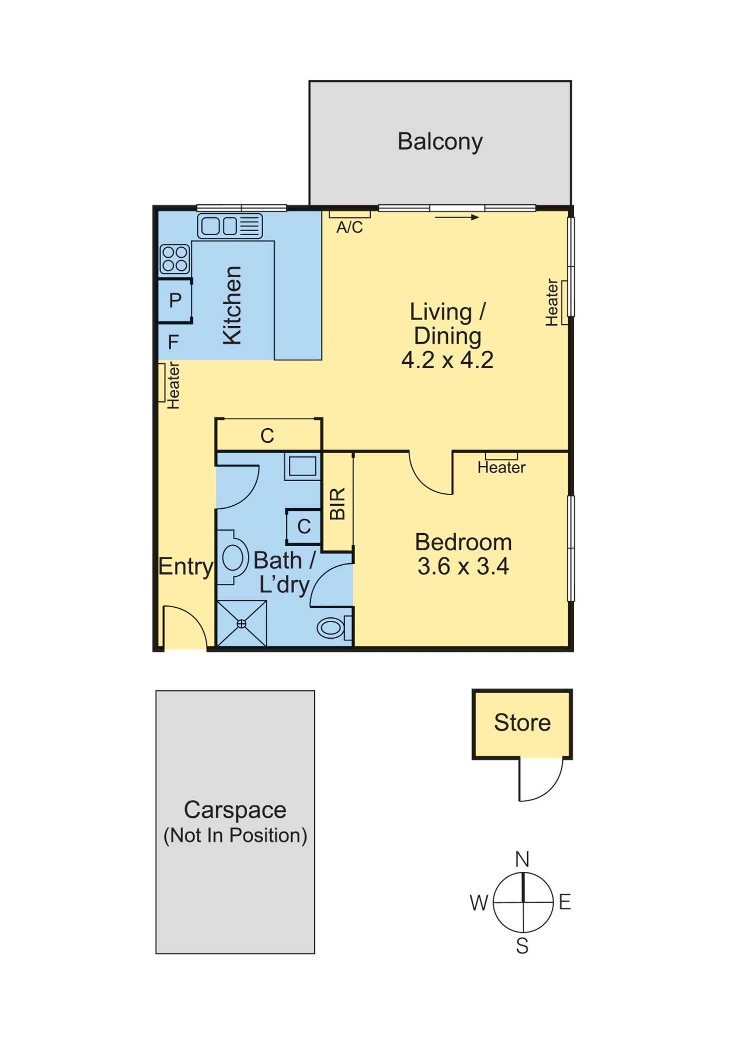 Floorplan of Homely apartment listing, 8/1219 Centre Road, Oakleigh South VIC 3167