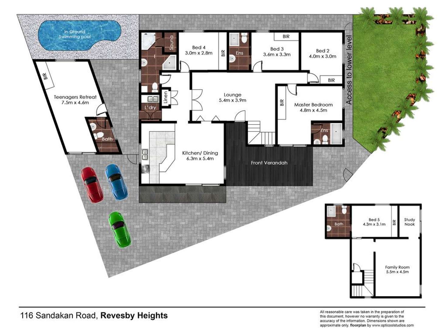Floorplan of Homely house listing, 116 Sandakan Road, Revesby Heights NSW 2212