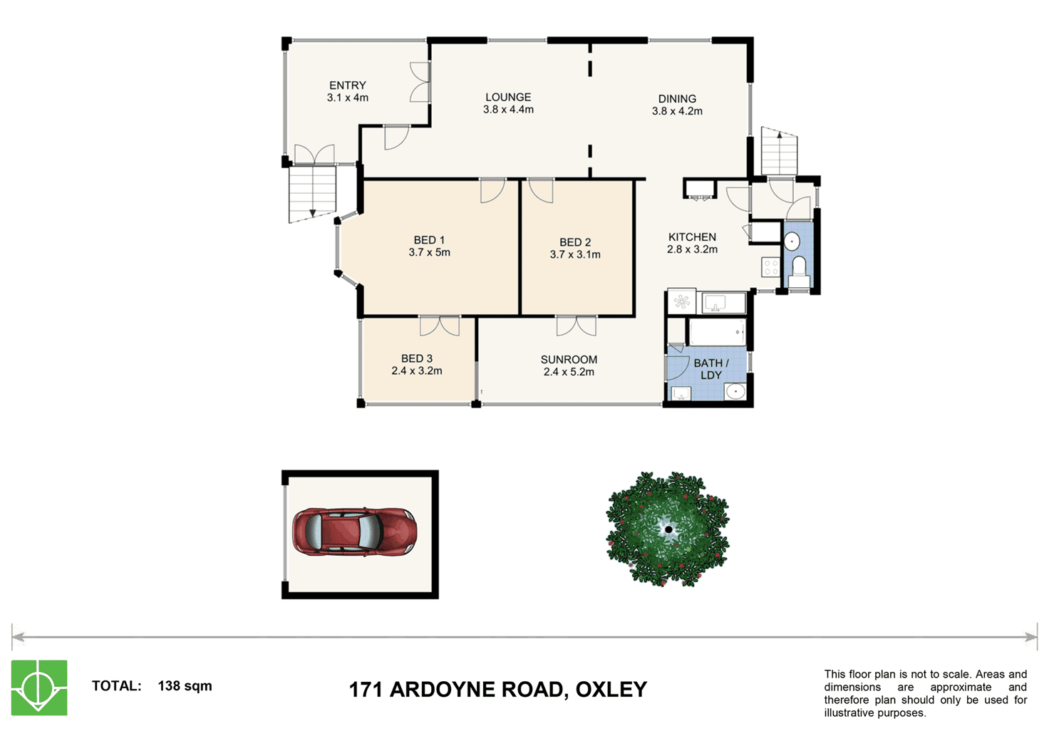 Floorplan of Homely house listing, 171 Ardoyne Road, Oxley QLD 4075