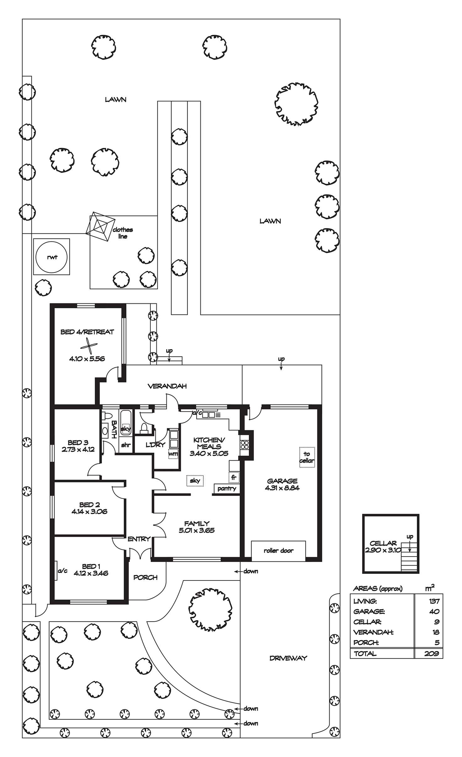 Floorplan of Homely house listing, 14 Laver Terrace, Felixstow SA 5070