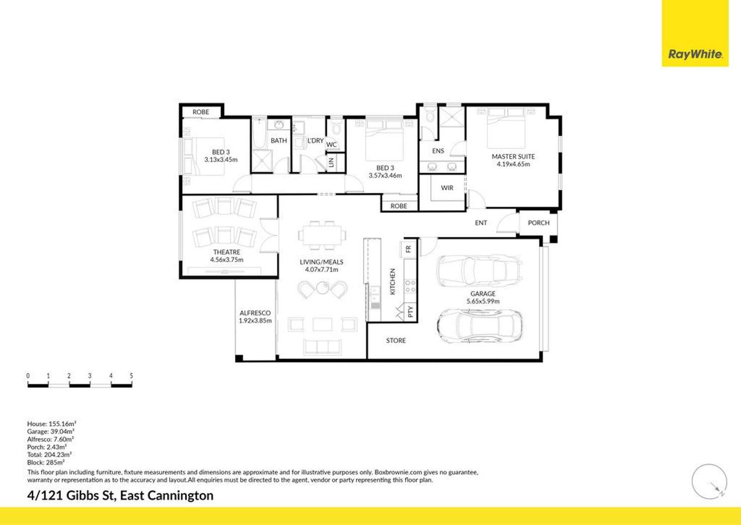 Floorplan of Homely house listing, 4/121 Gibbs Street, East Cannington WA 6107