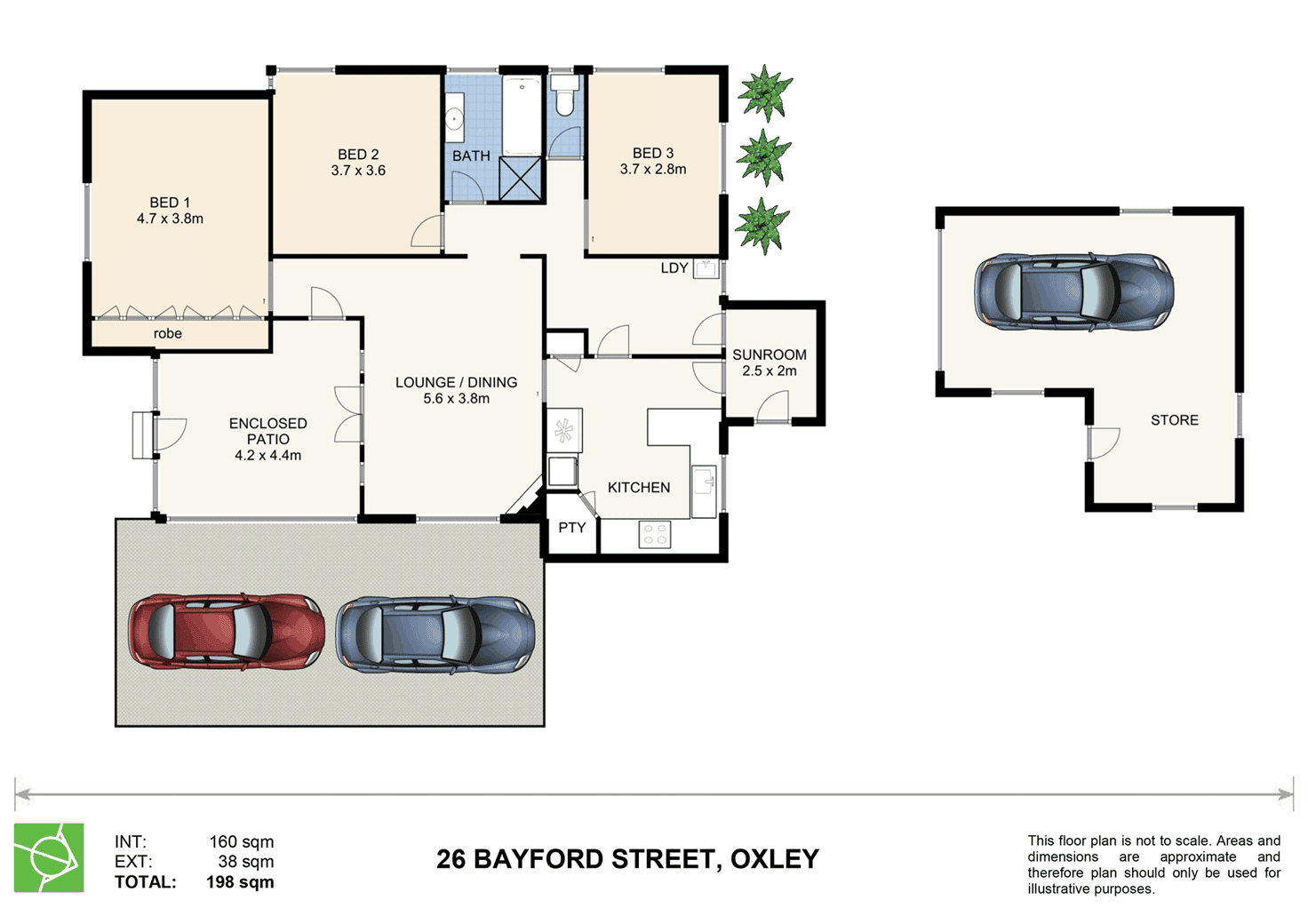 Floorplan of Homely house listing, 26 Bayford Street, Oxley QLD 4075