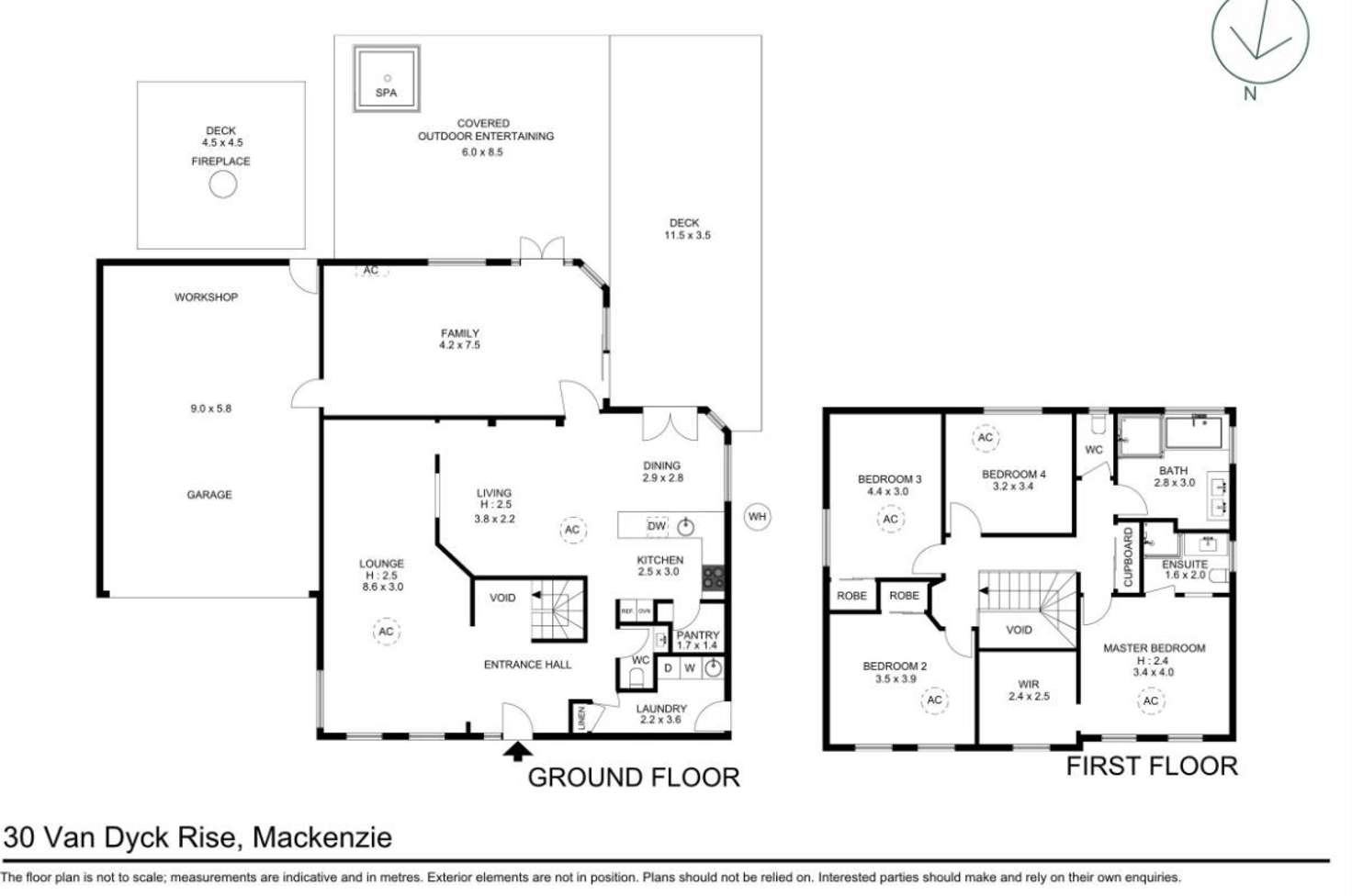 Floorplan of Homely house listing, 30 Van Dyck Rise, Mackenzie QLD 4156