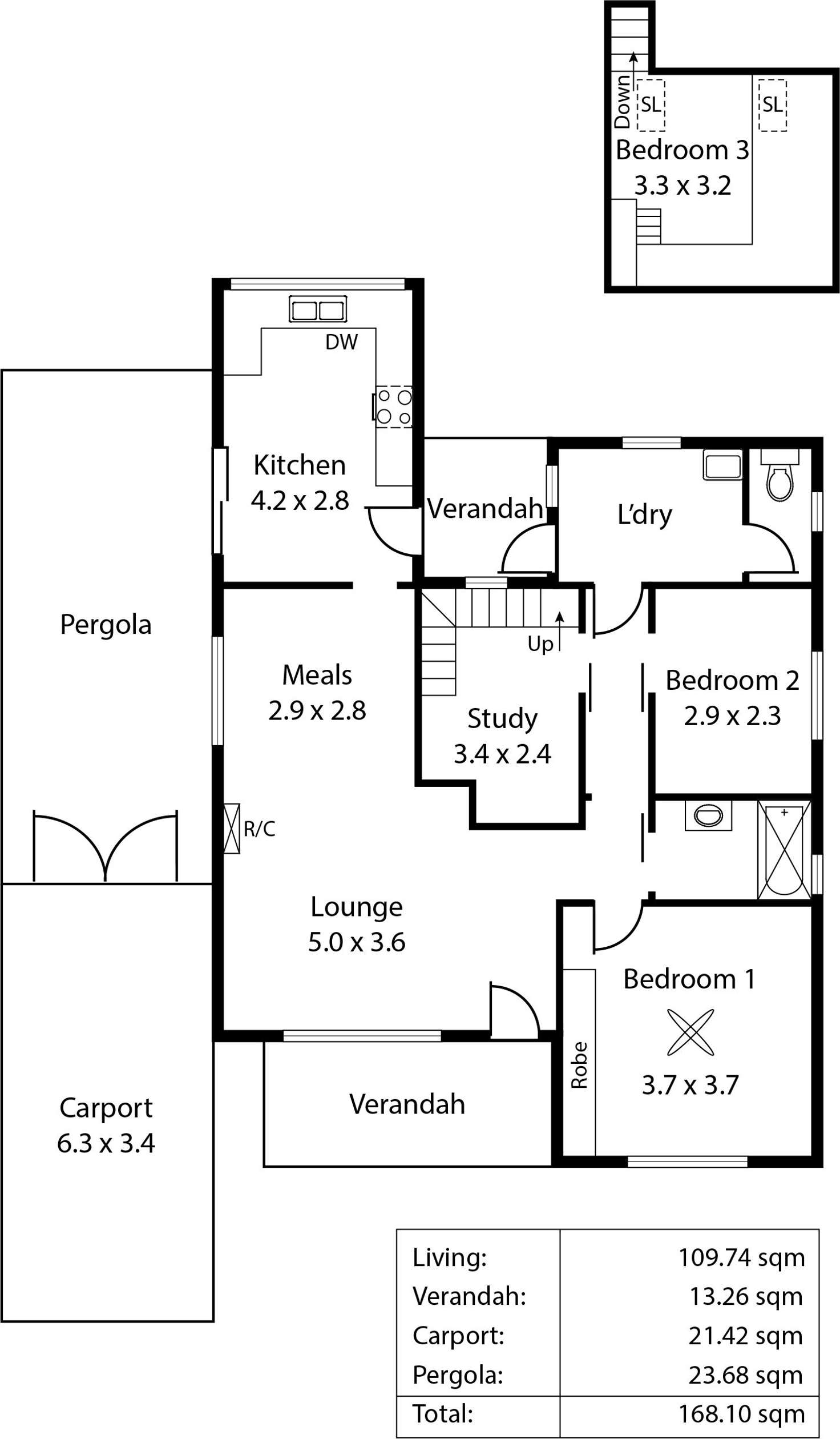 Floorplan of Homely house listing, 4 Bernard Street, Findon SA 5023