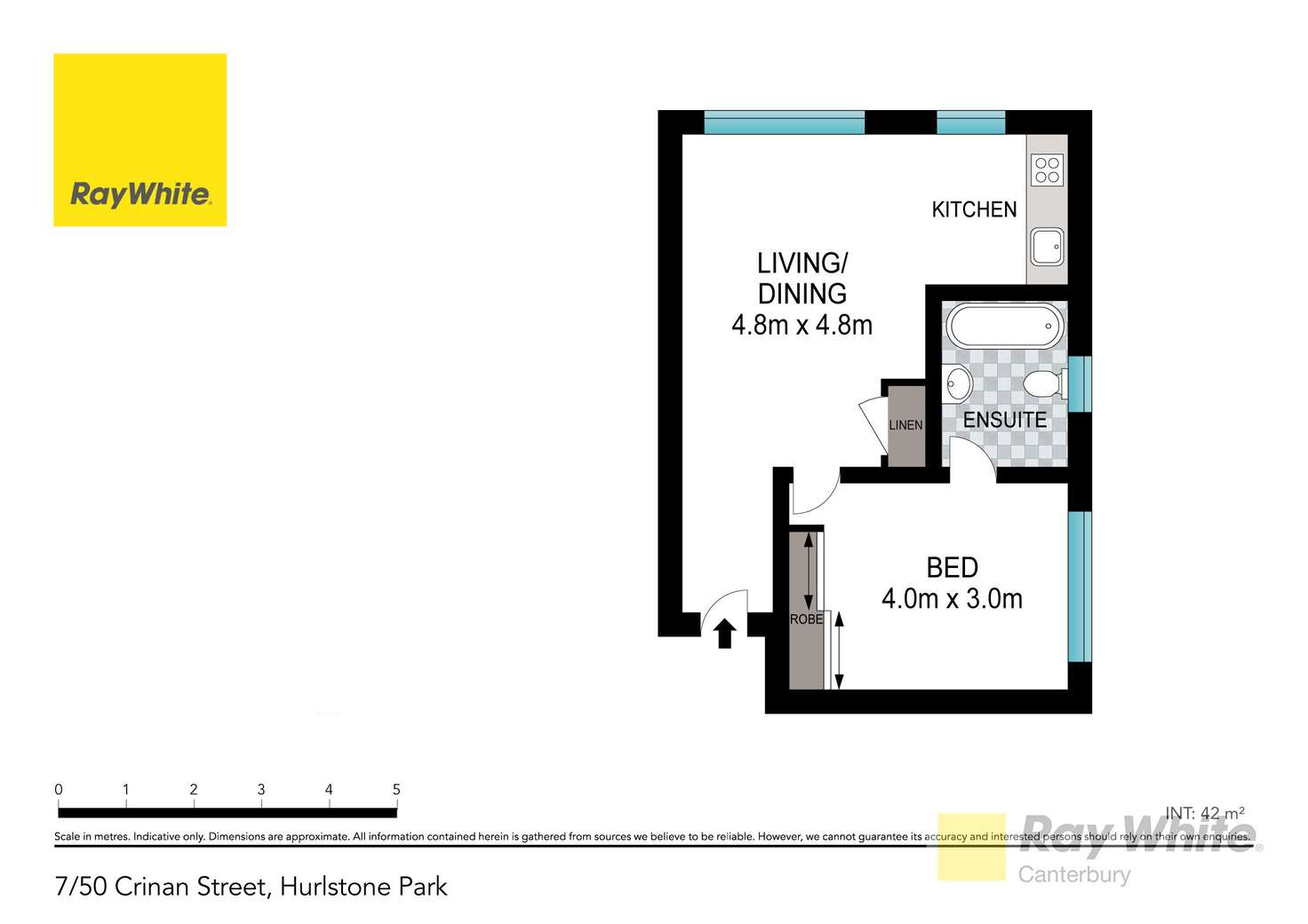 Floorplan of Homely unit listing, 7/50 Crinan Street, Hurlstone Park NSW 2193