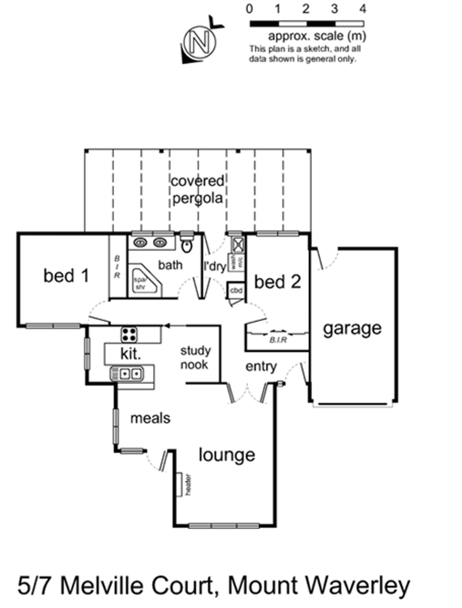 Floorplan of Homely unit listing, 5/7 Melville Court, Mount Waverley VIC 3149