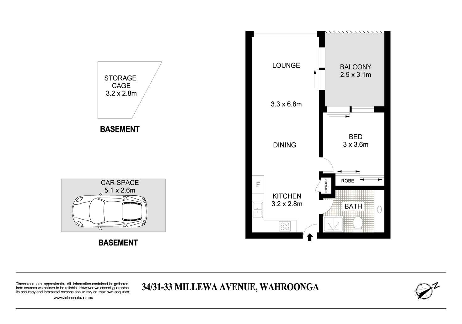 Floorplan of Homely apartment listing, 34/31 Millewa Avenue, Wahroonga NSW 2076