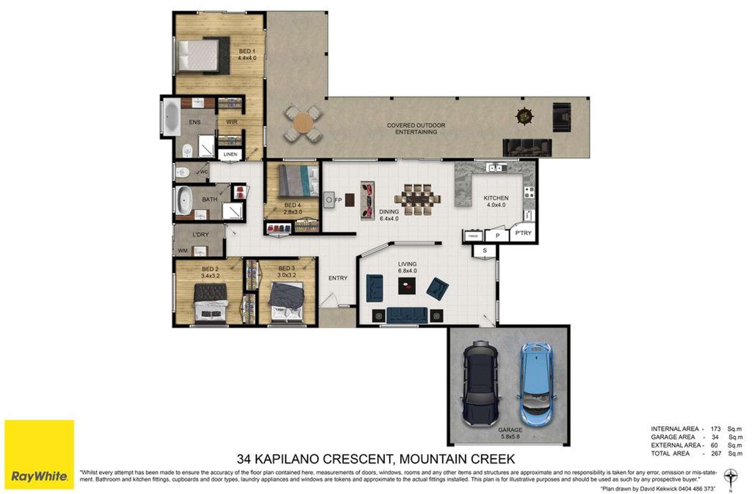 Floorplan of Homely house listing, 34 Kapilano Crescent, Mountain Creek QLD 4557