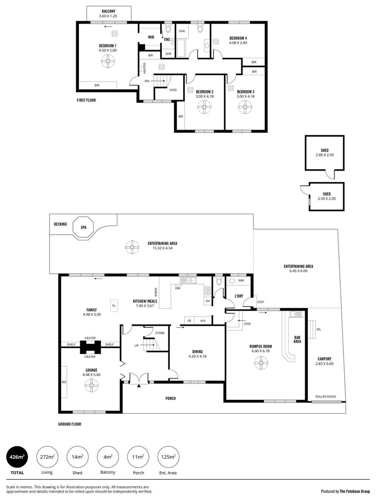 Floorplan of Homely house listing, 13 Lotus Drive, Aberfoyle Park SA 5159