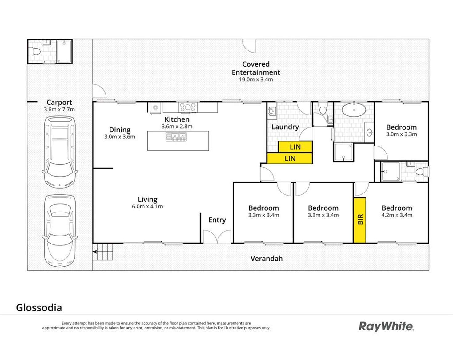 Floorplan of Homely house listing, 44 Kentucky Drive, Glossodia NSW 2756