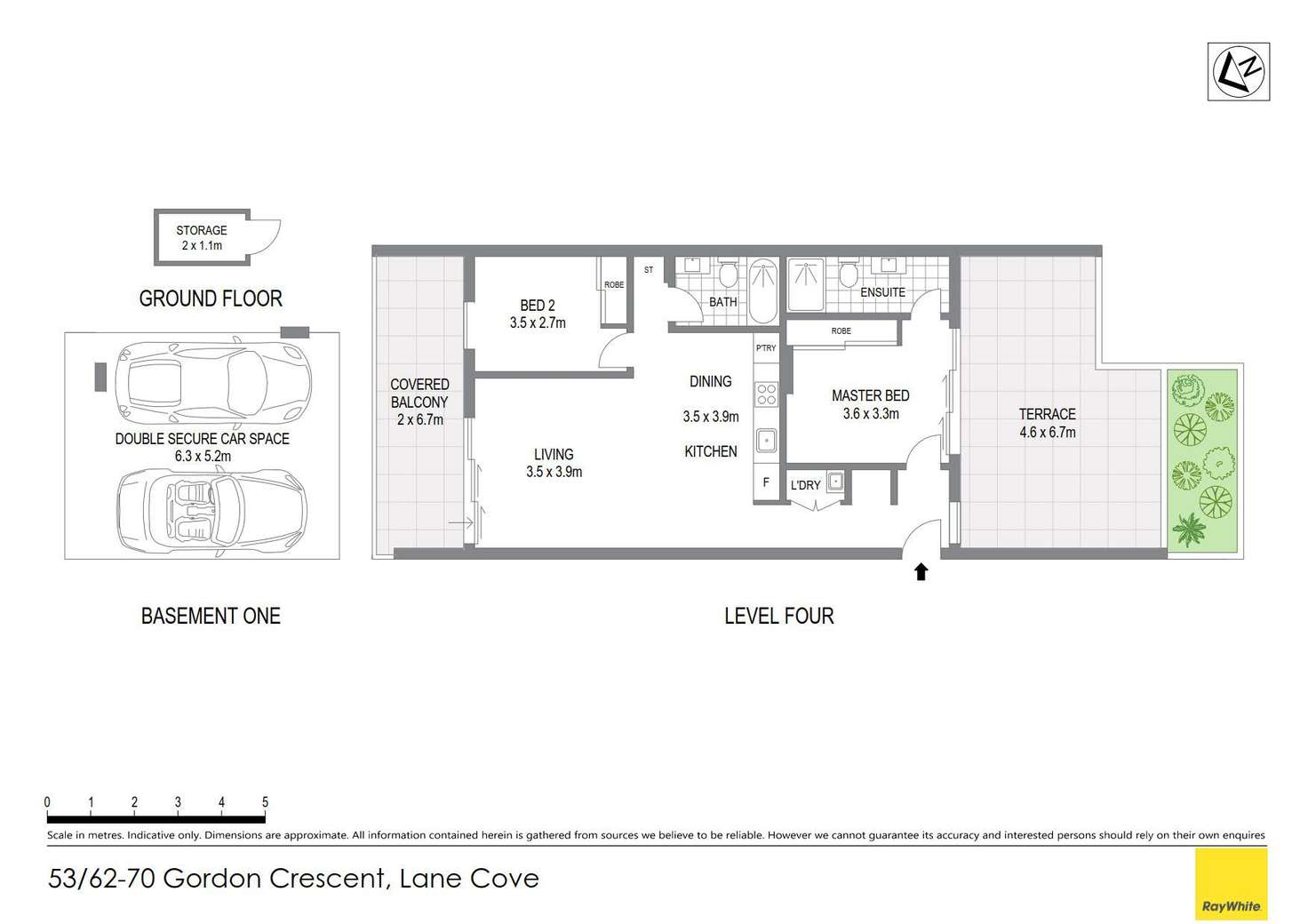 Floorplan of Homely apartment listing, 53/62-70 Gordon Crescent, Lane Cove NSW 2066