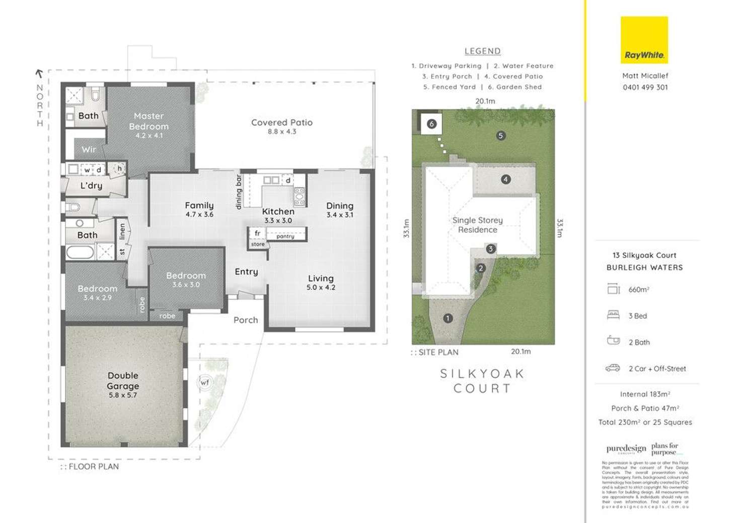 Floorplan of Homely house listing, 13 Silkyoak Court, Burleigh Waters QLD 4220