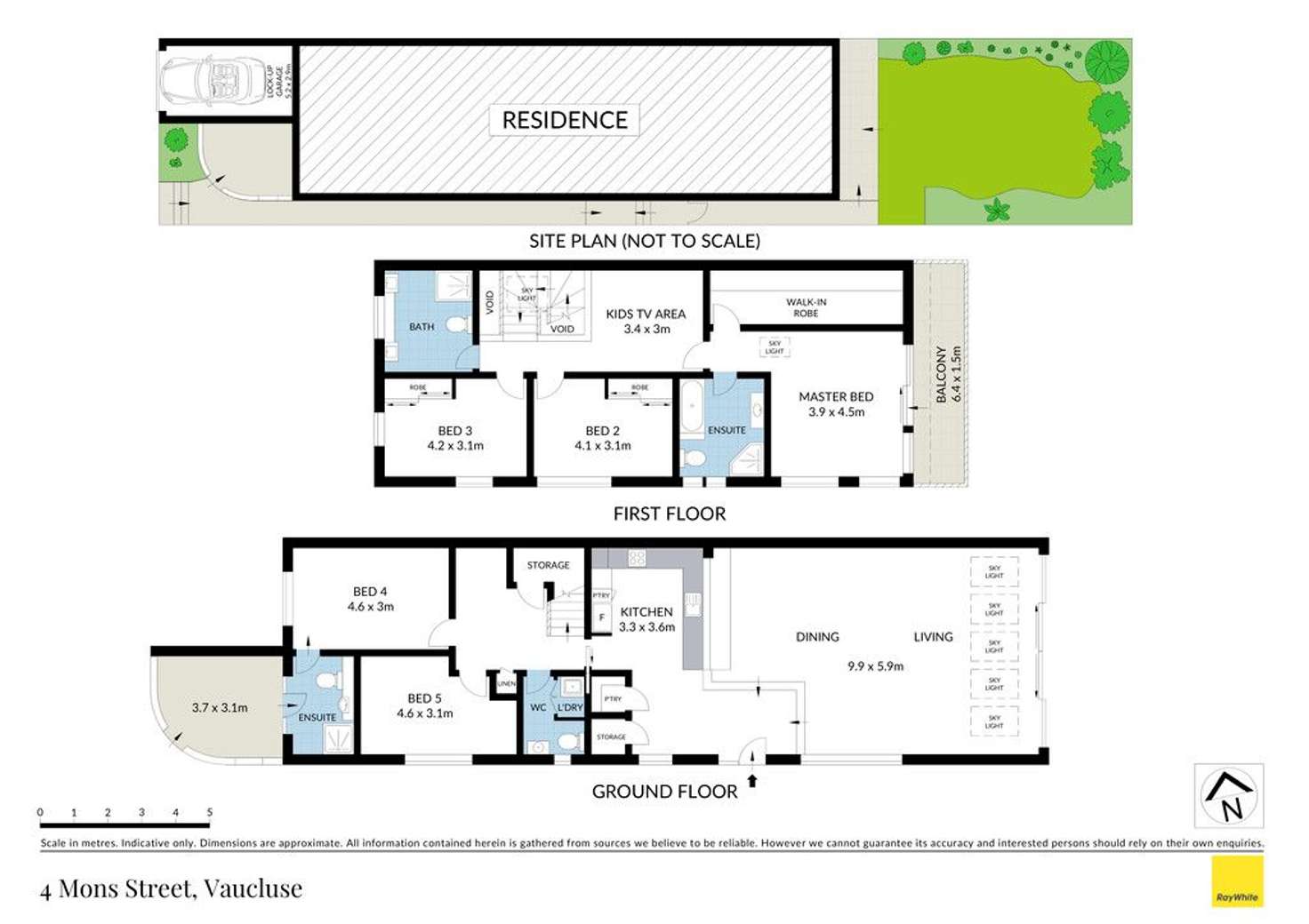 Floorplan of Homely house listing, 4 Mons Street, Vaucluse NSW 2030