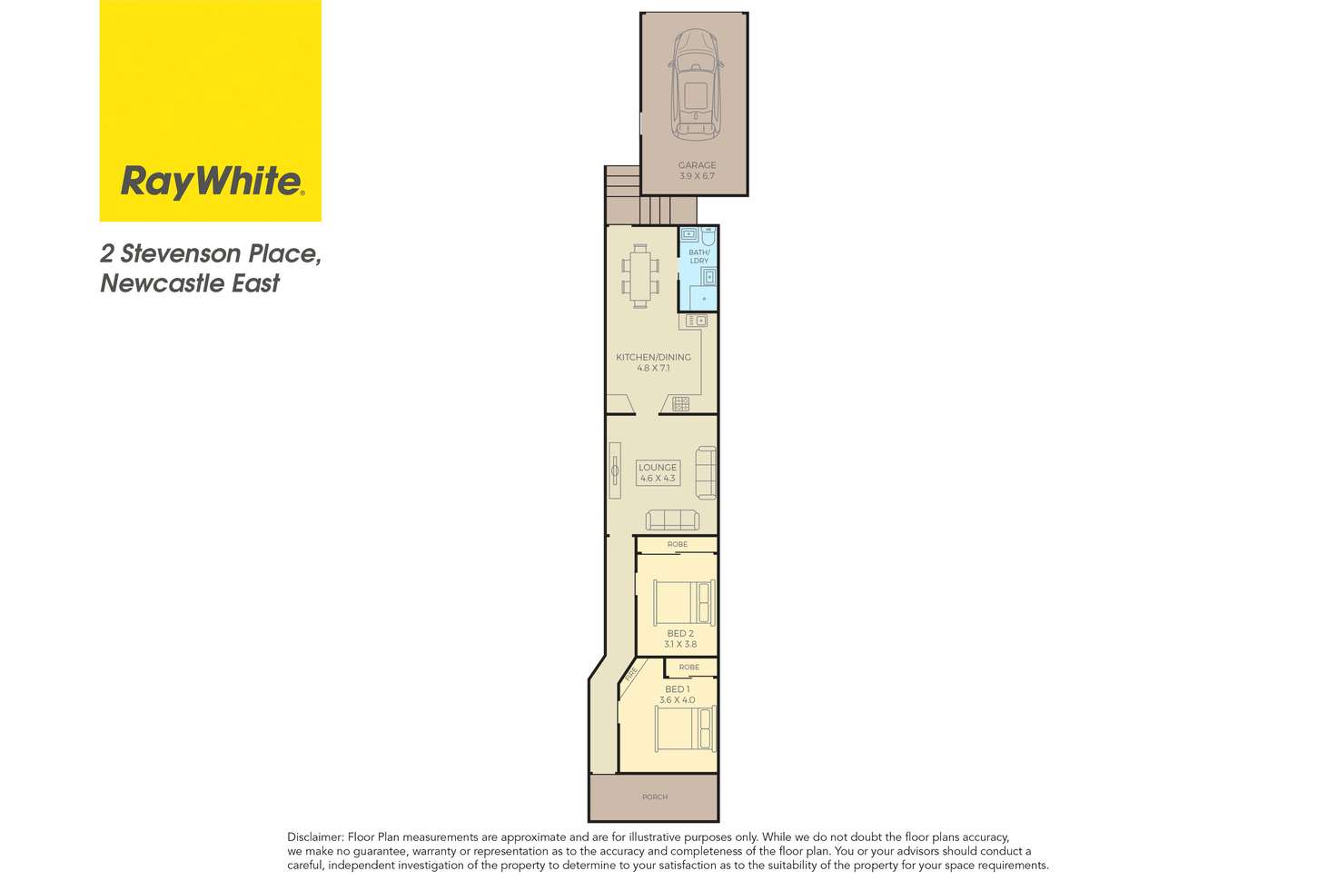 Floorplan of Homely house listing, 2 Stevenson Place, Newcastle East NSW 2300