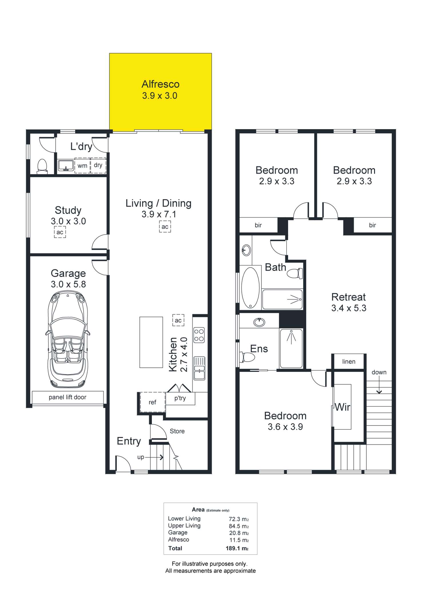 Floorplan of Homely house listing, 59 Kingston Avenue, Richmond SA 5033