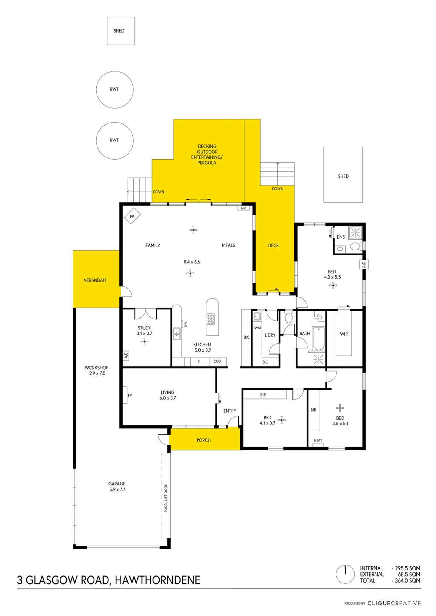 Floorplan of Homely house listing, 3 Glasgow Road, Hawthorndene SA 5051